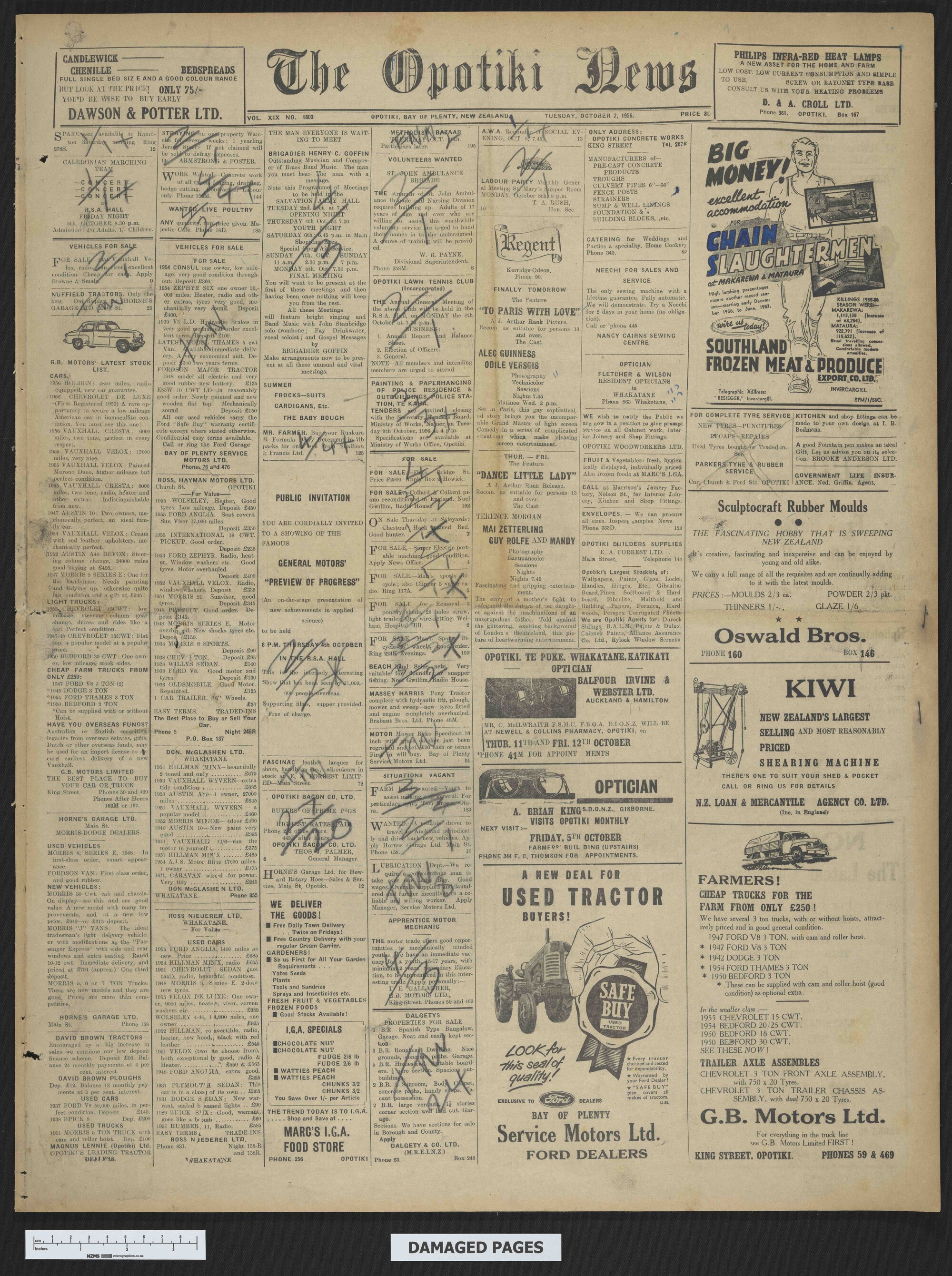 1956-10-02 Opotiki News