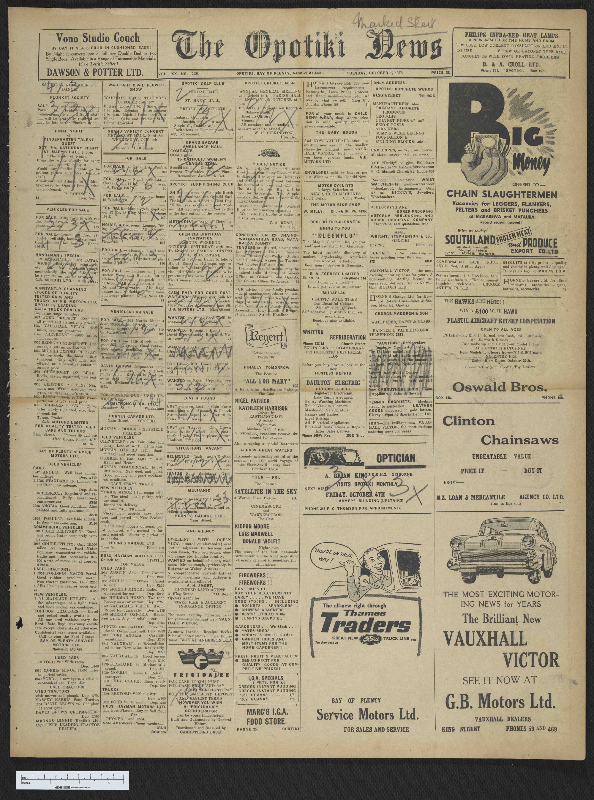 1957-10-01 Opotiki News