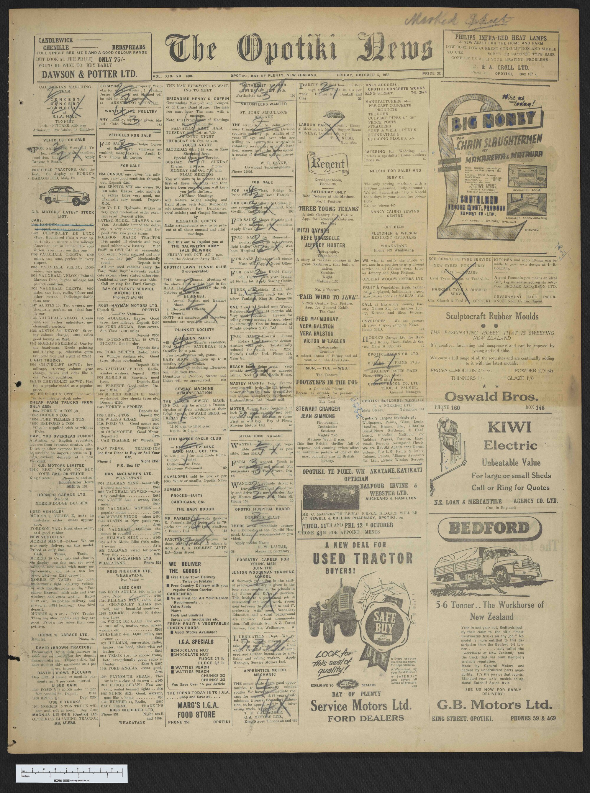 1956-10-05 Opotiki News