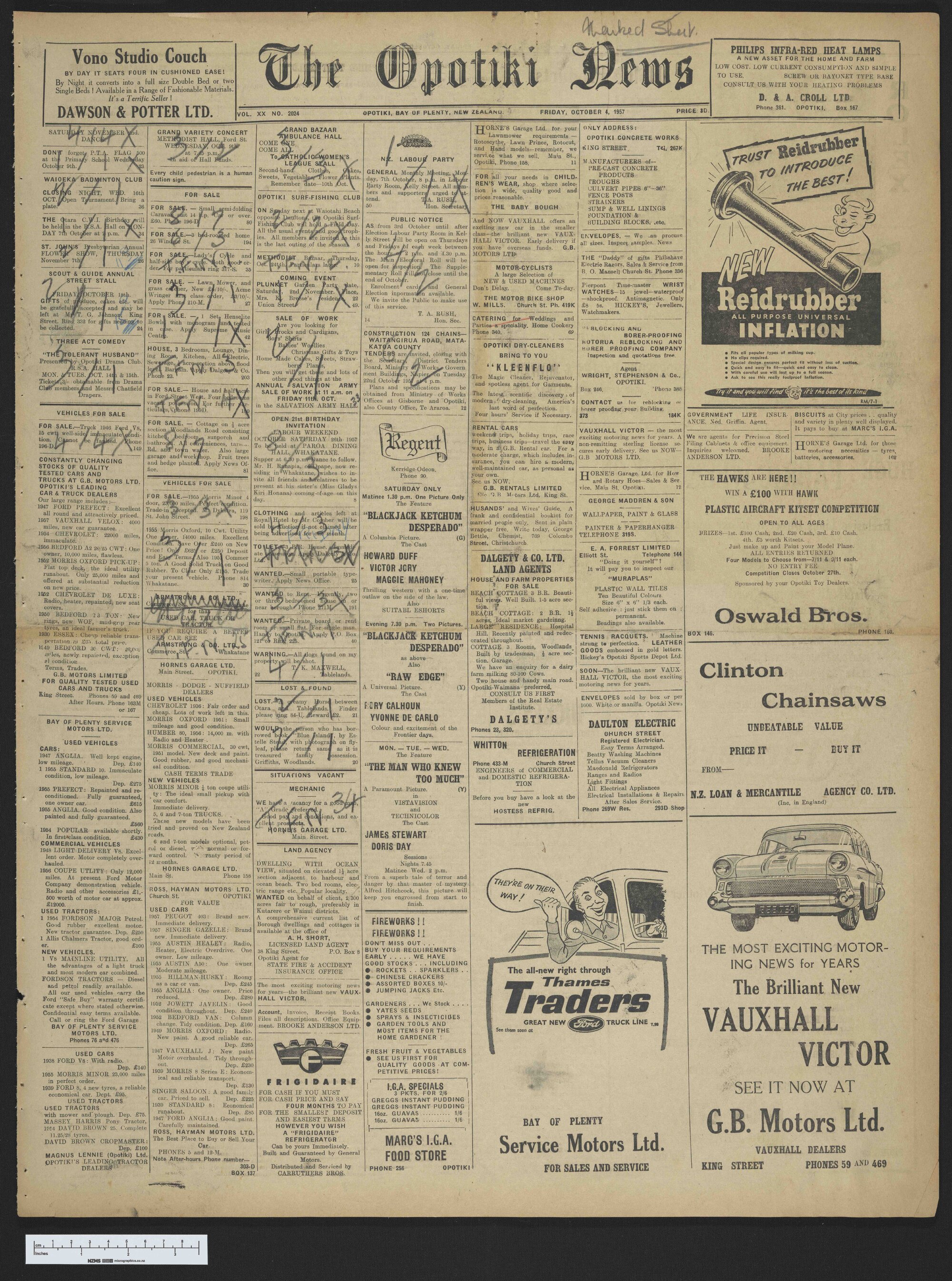 1957-10-04 Opotiki News