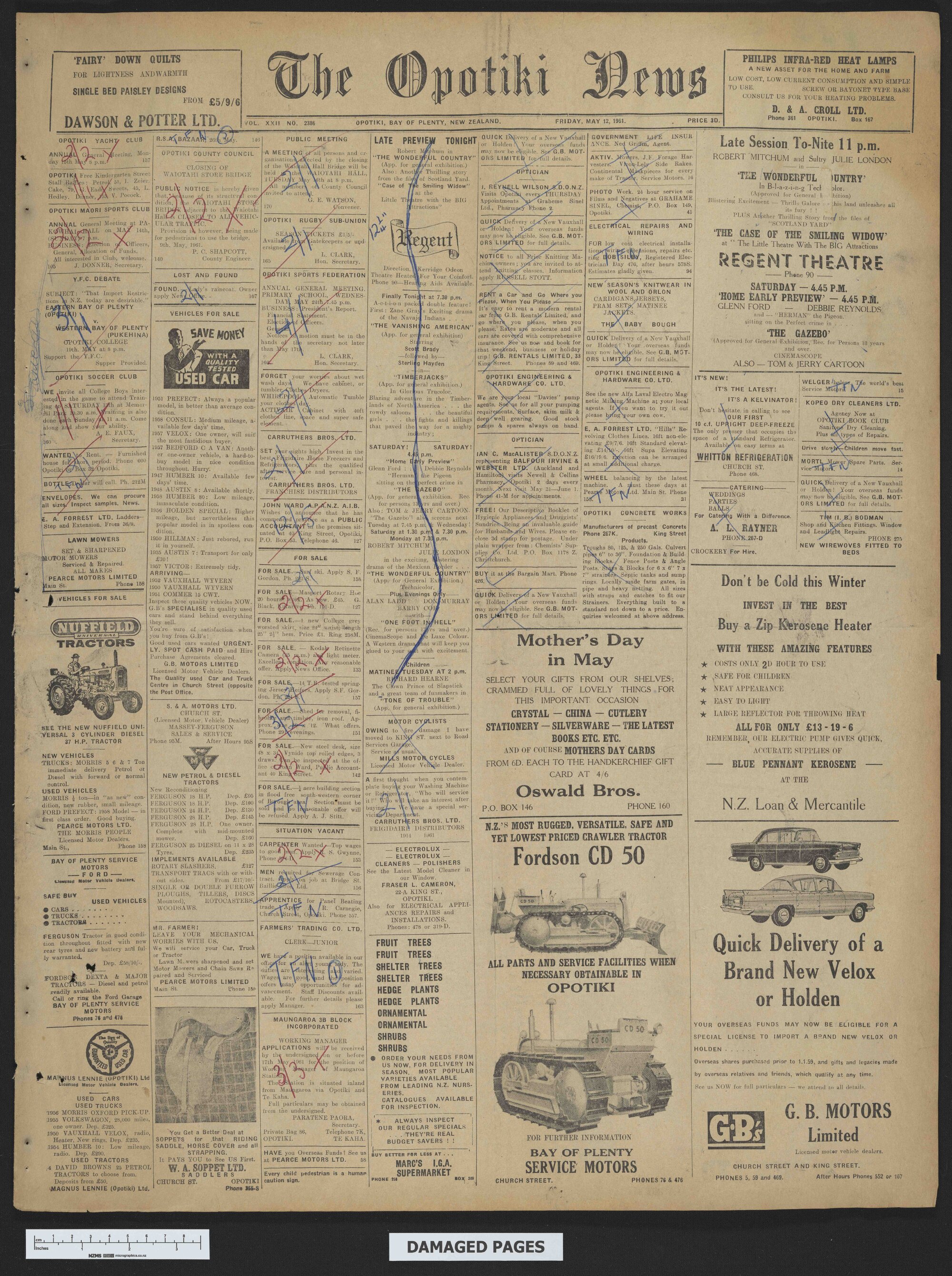 1961-05-12 Opotiki News