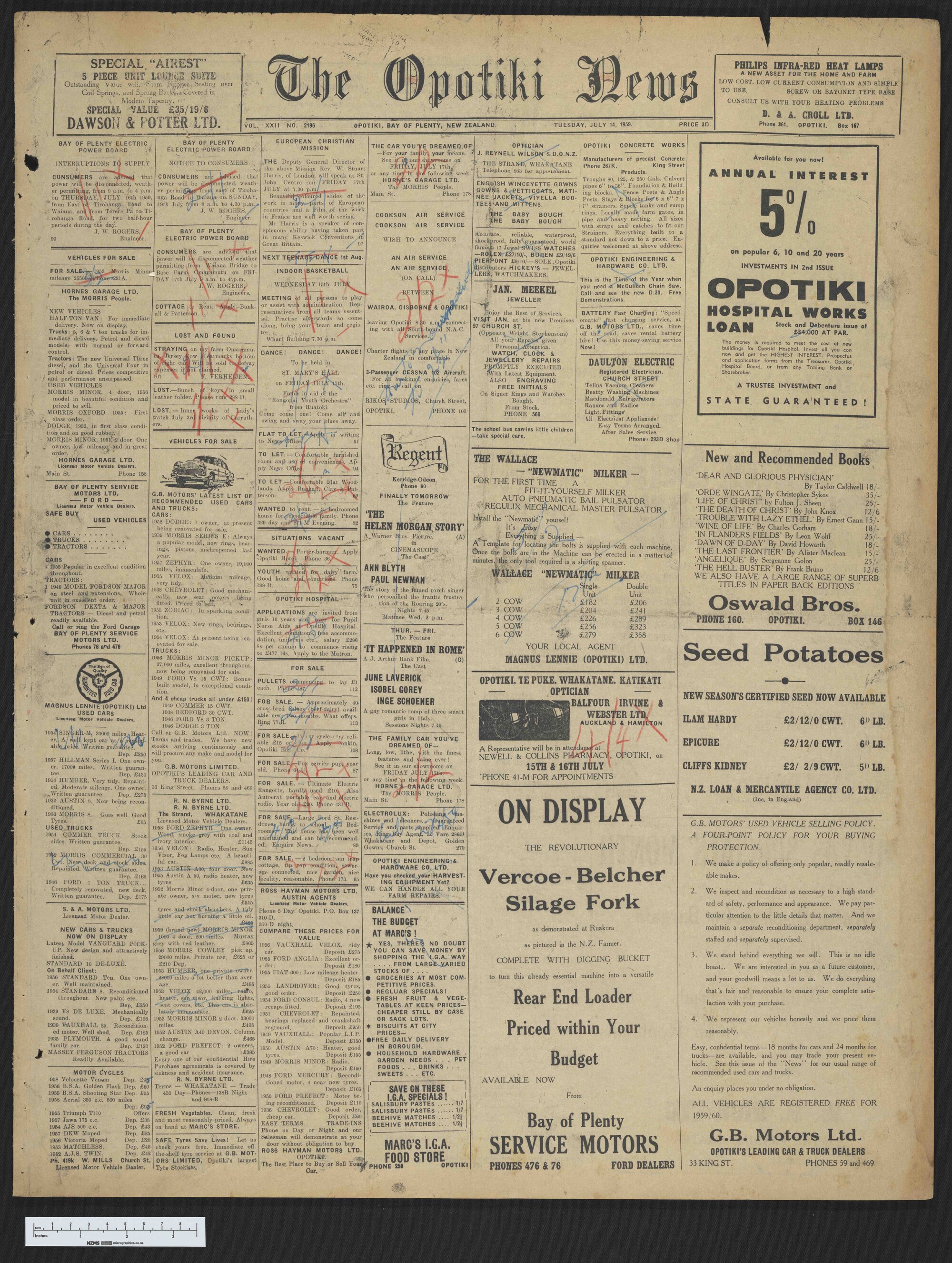 1959-07-14 Opotiki News
