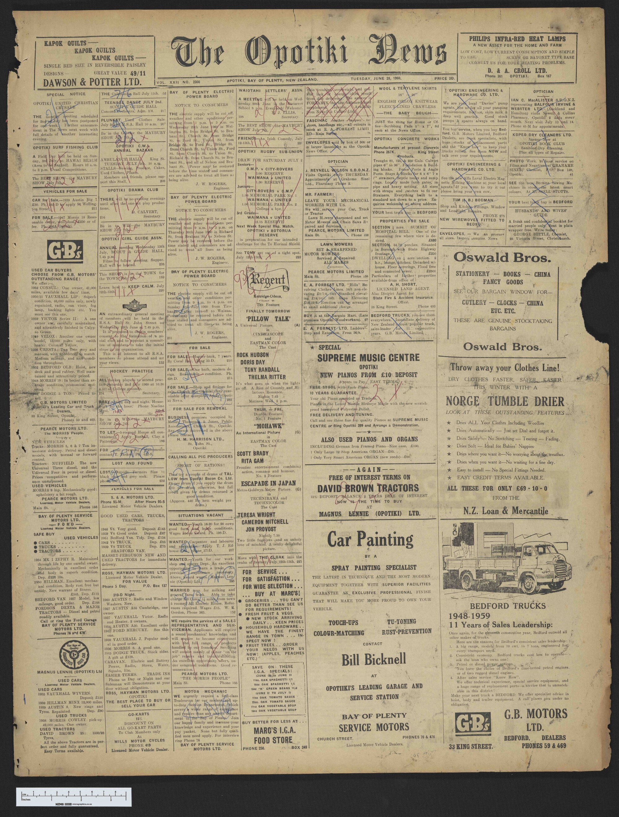 1960-06-28 Opotiki News