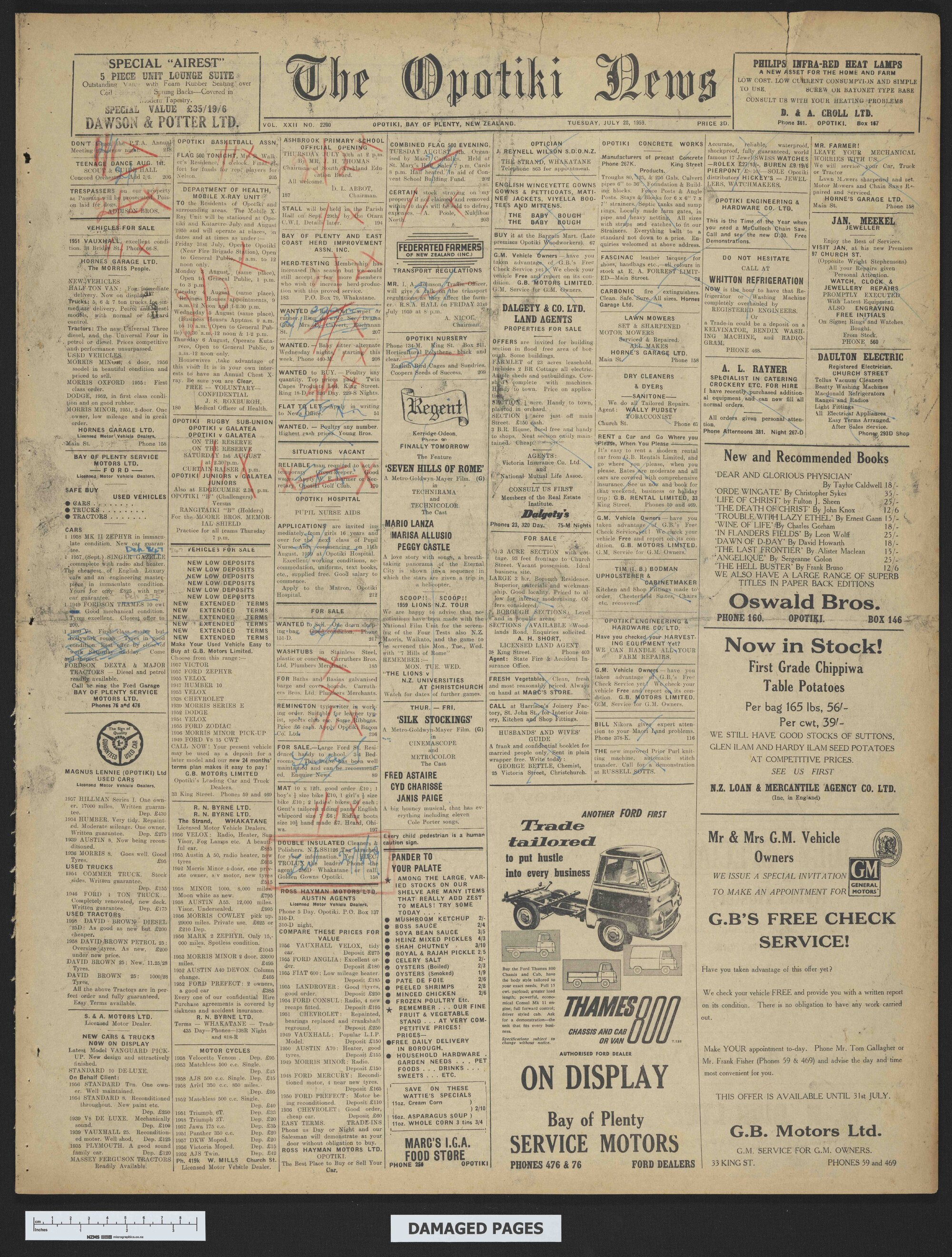 1959-07-28 Opotiki News