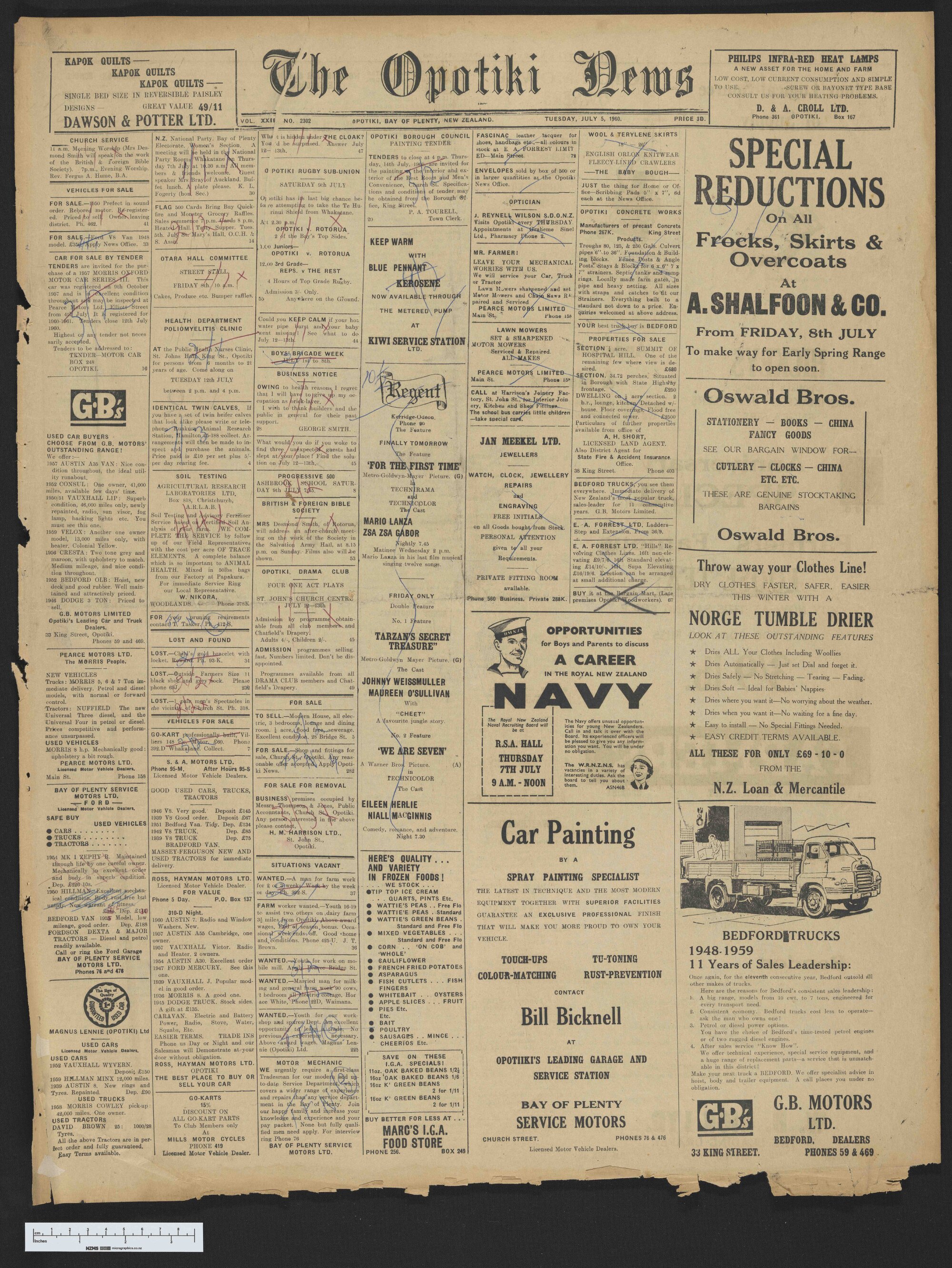 1960-07-05 Opotiki News