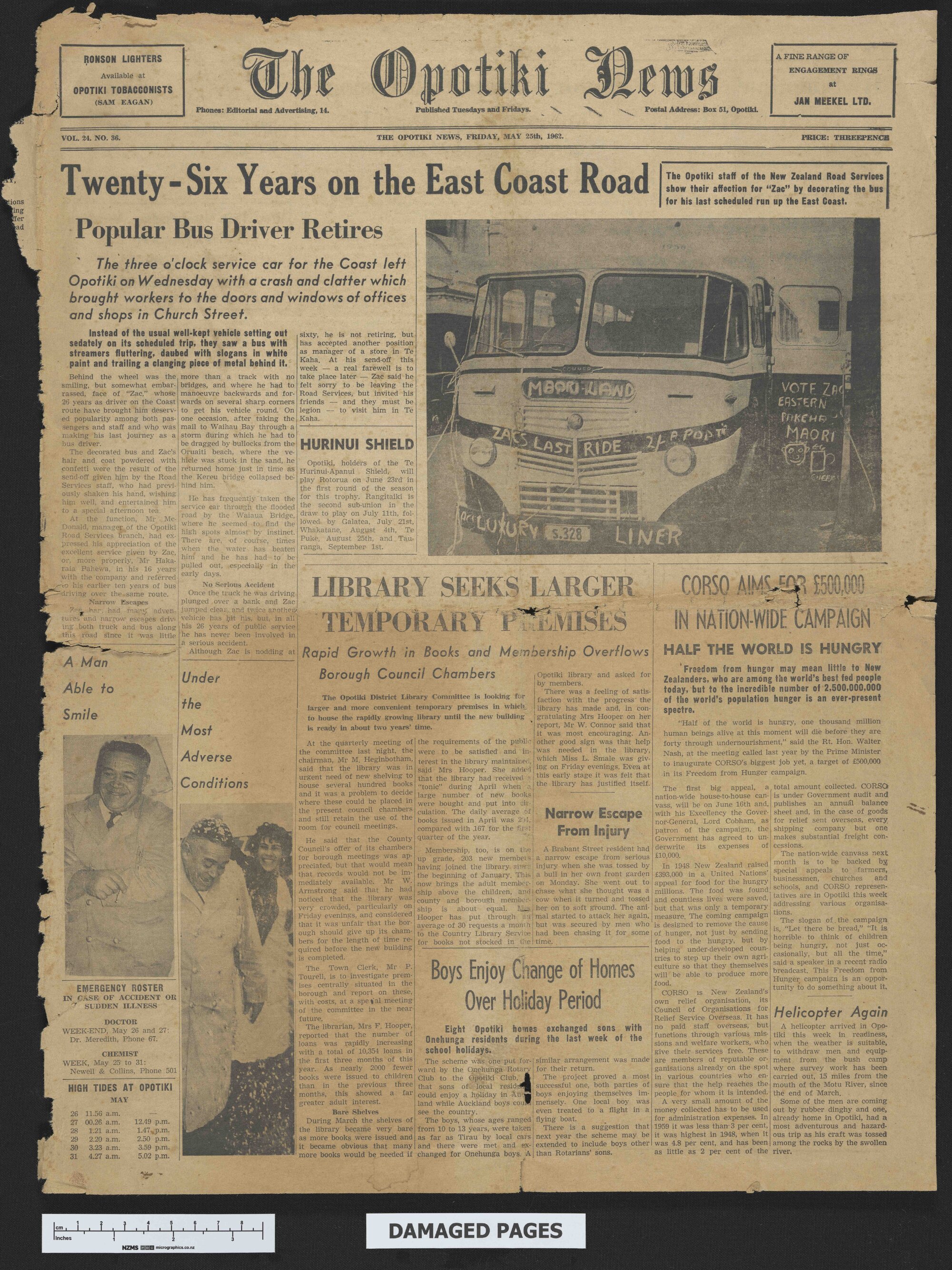 1962-05-25 Opotiki News