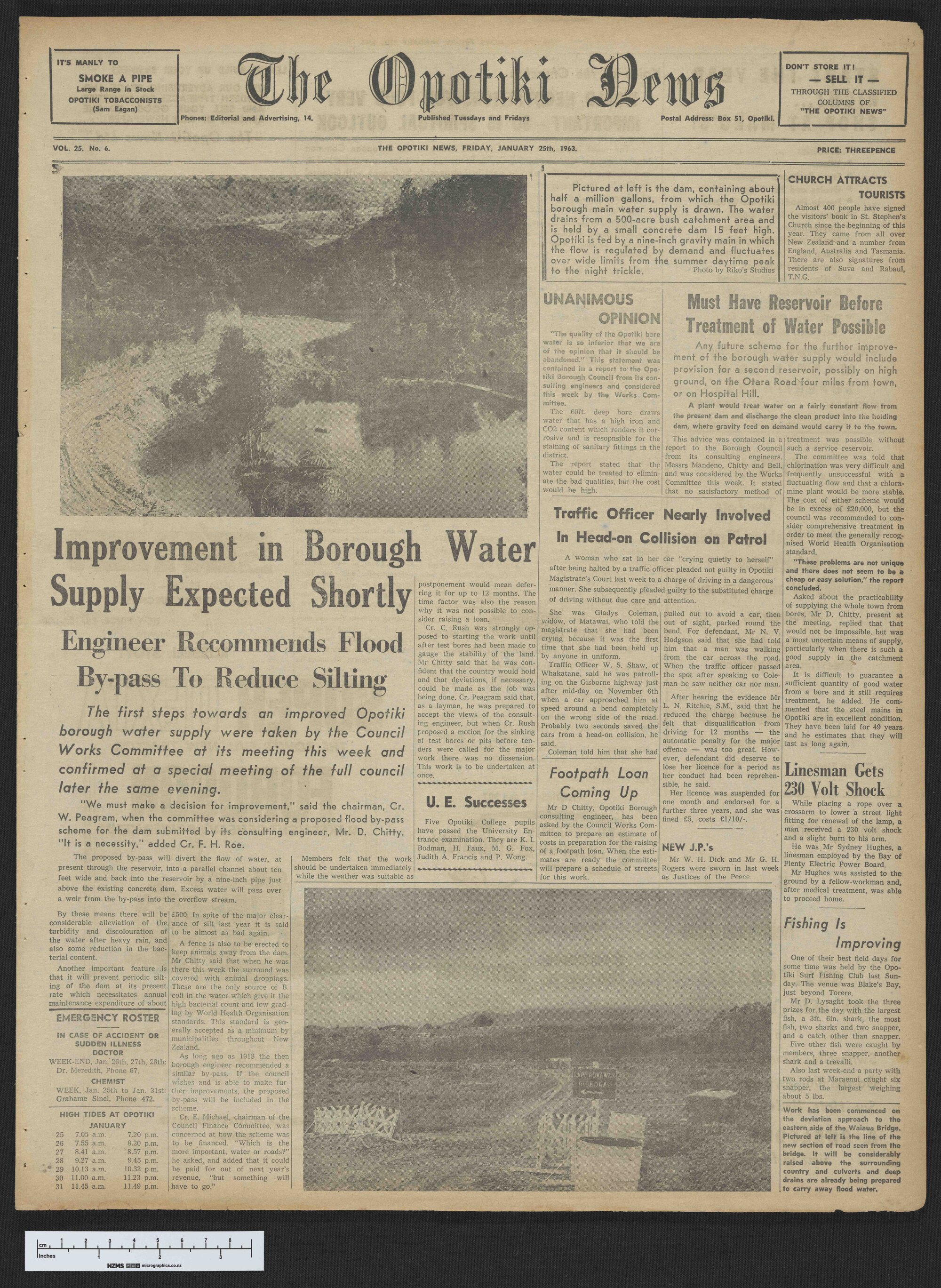 1963-01-25 Opotiki News