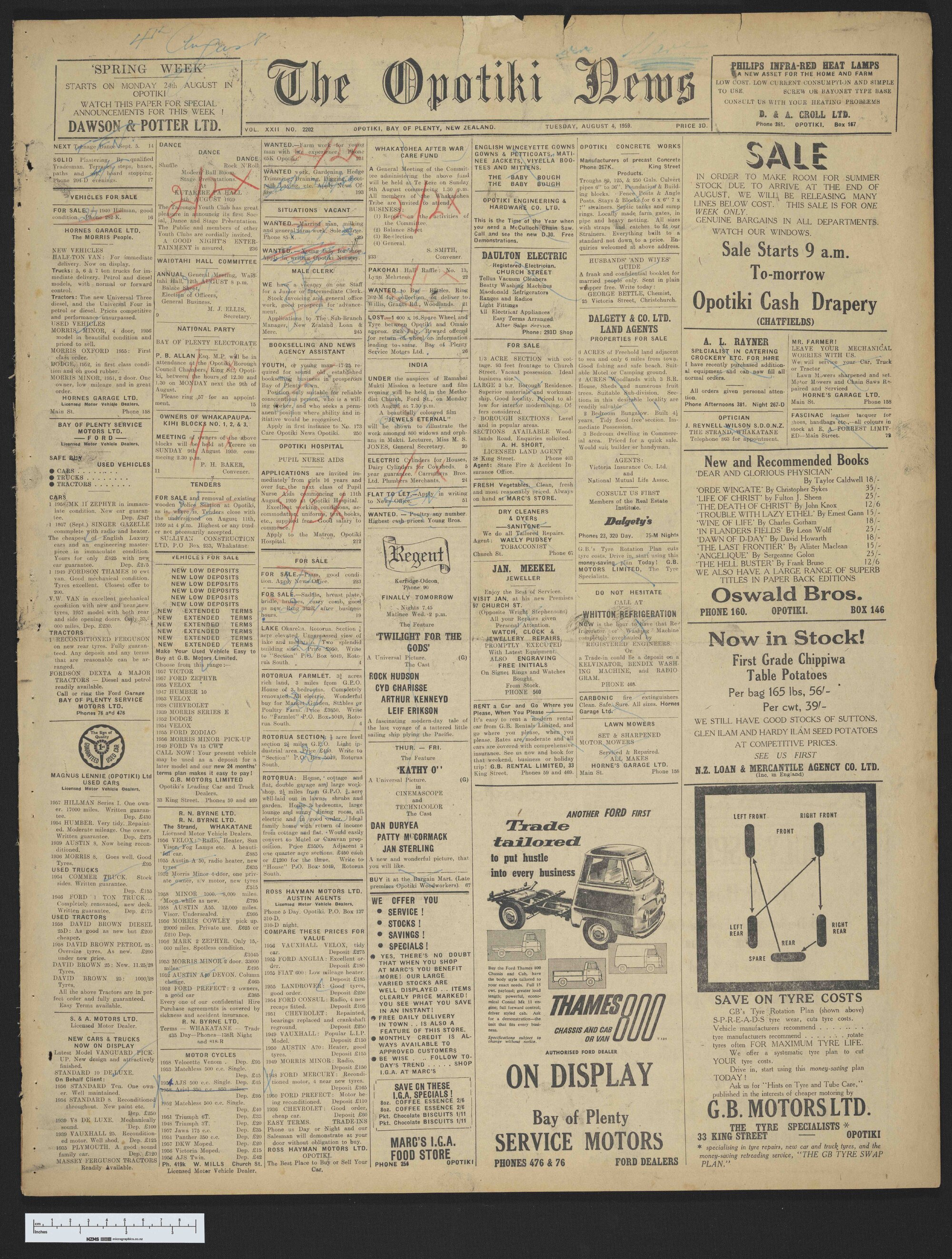 1959-08-04 Opotiki News