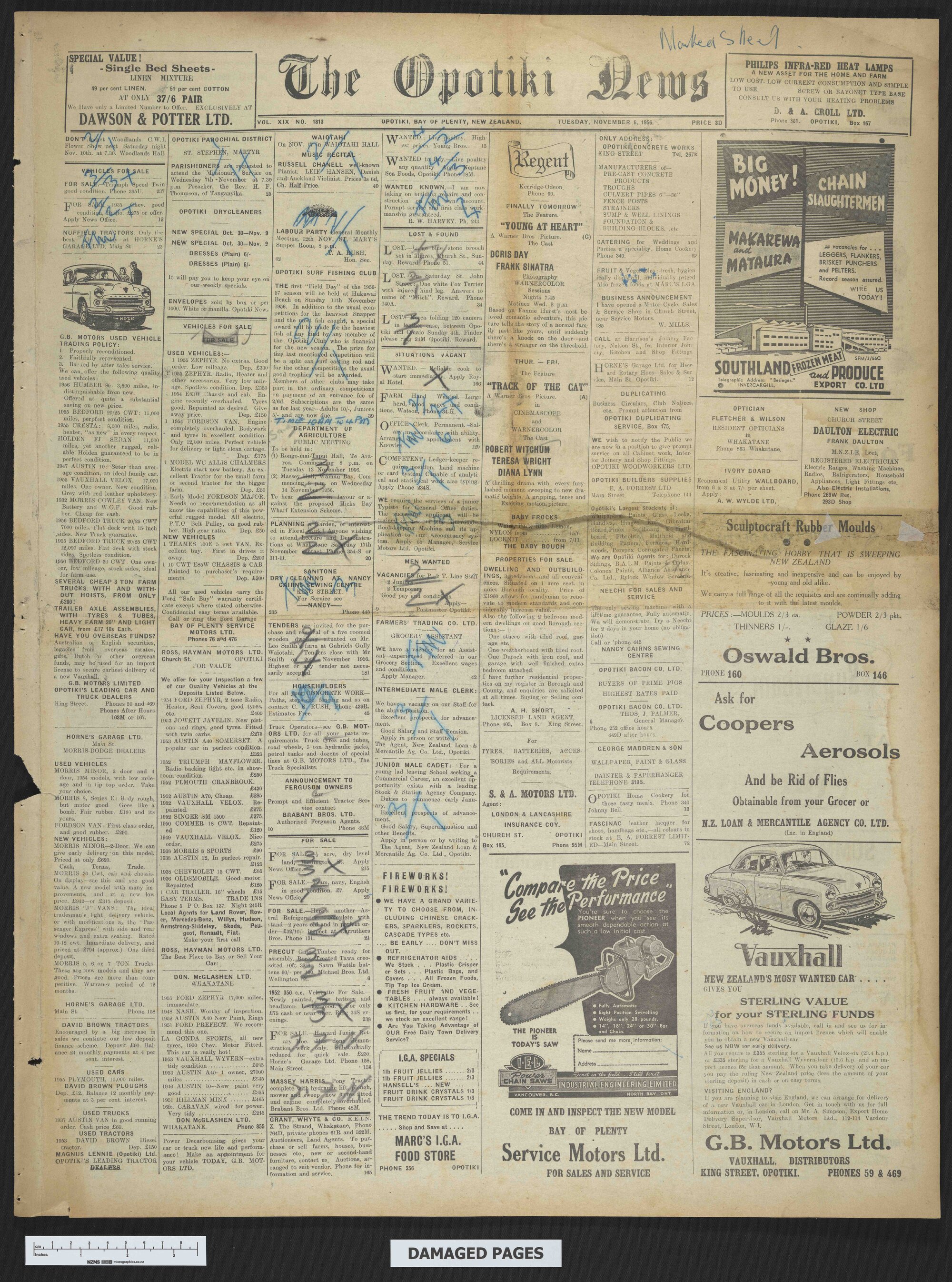 1956-11-06 Opotiki News