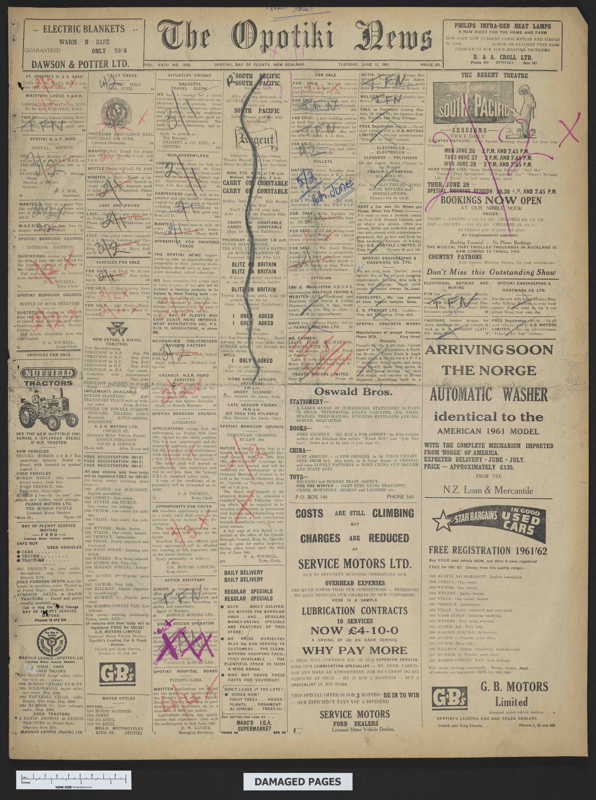 1961-06-13 Opotiki News