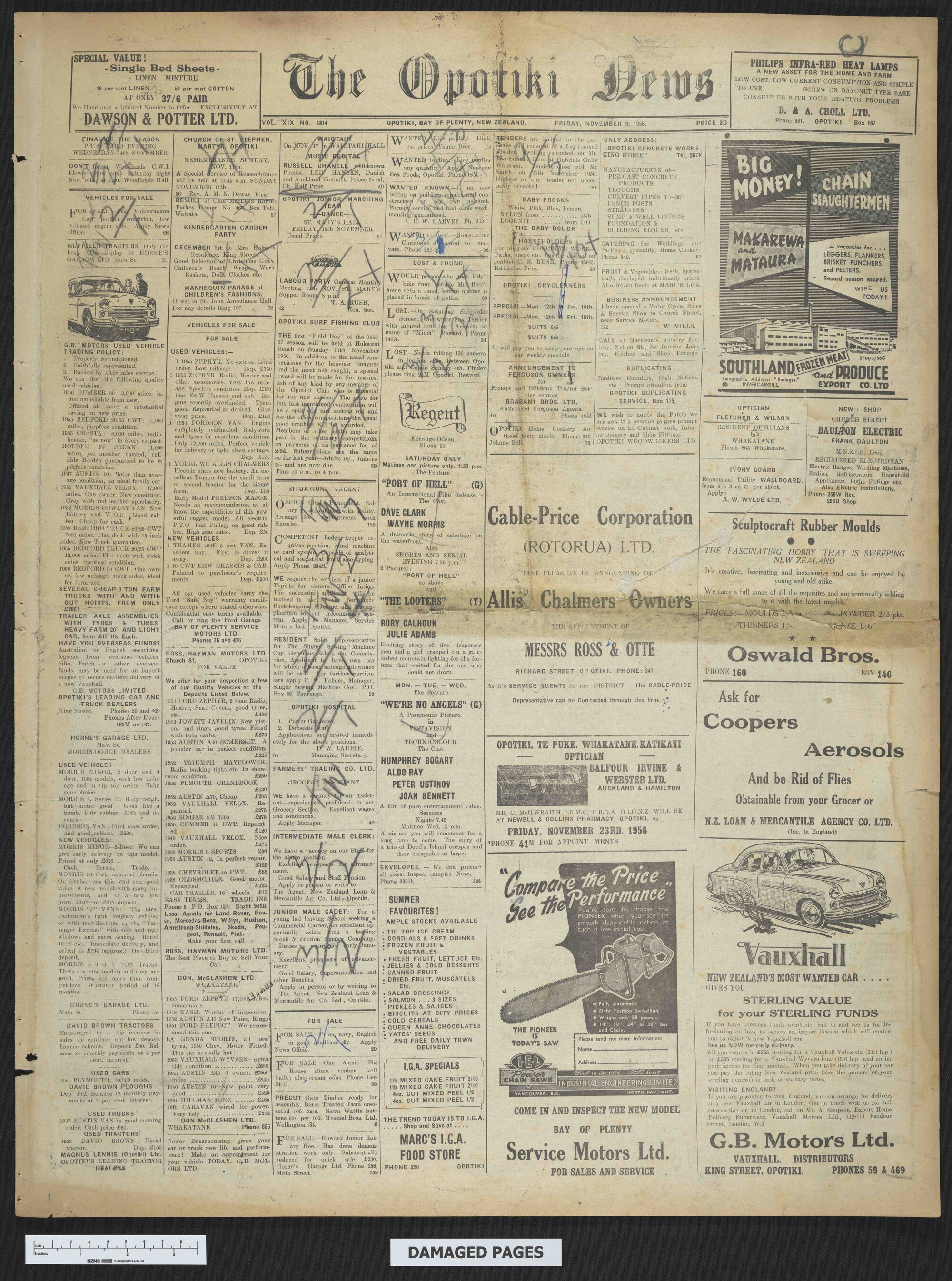 1956-11-09 Opotiki News
