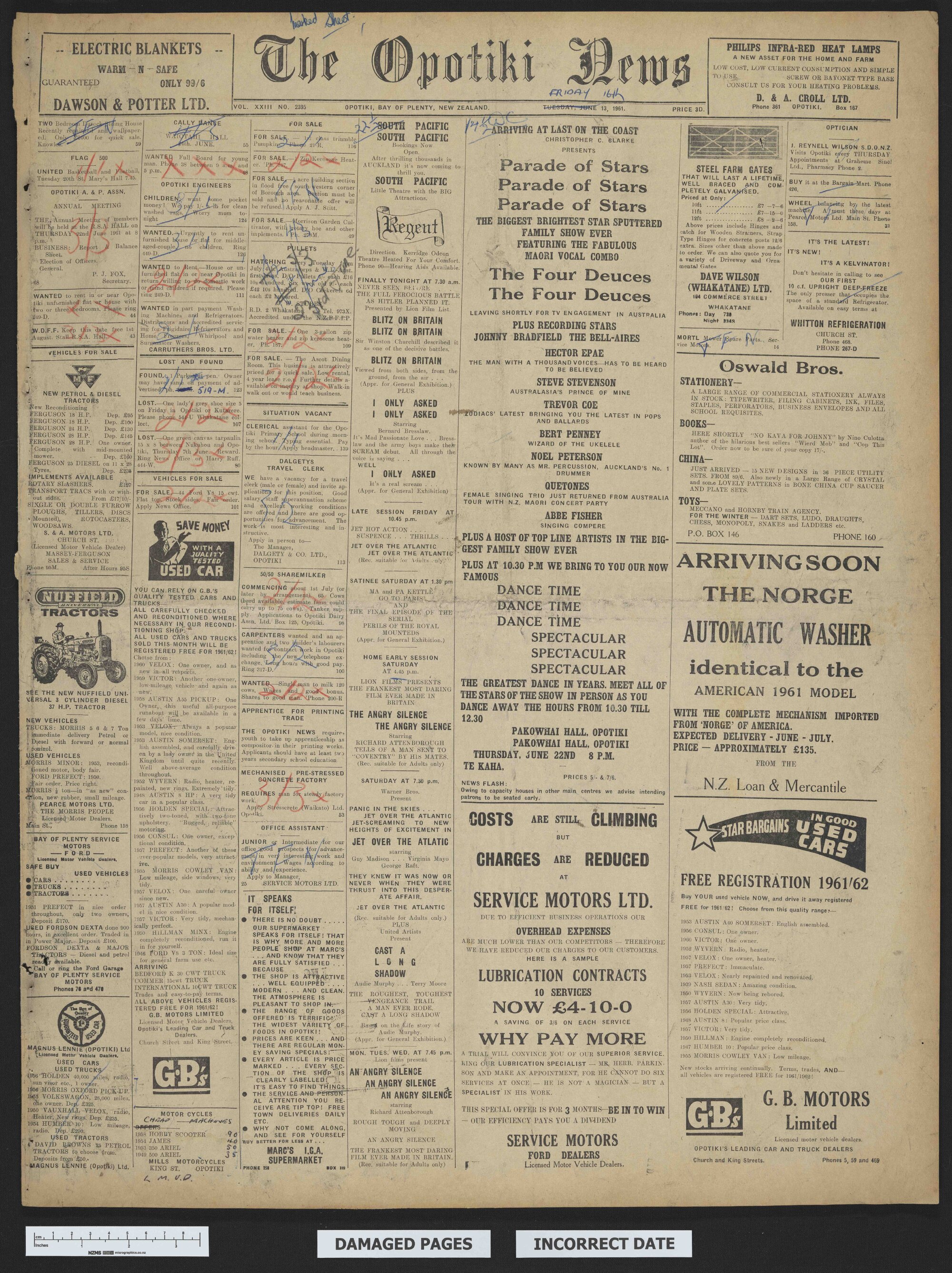 1961-06-16 Opotiki News