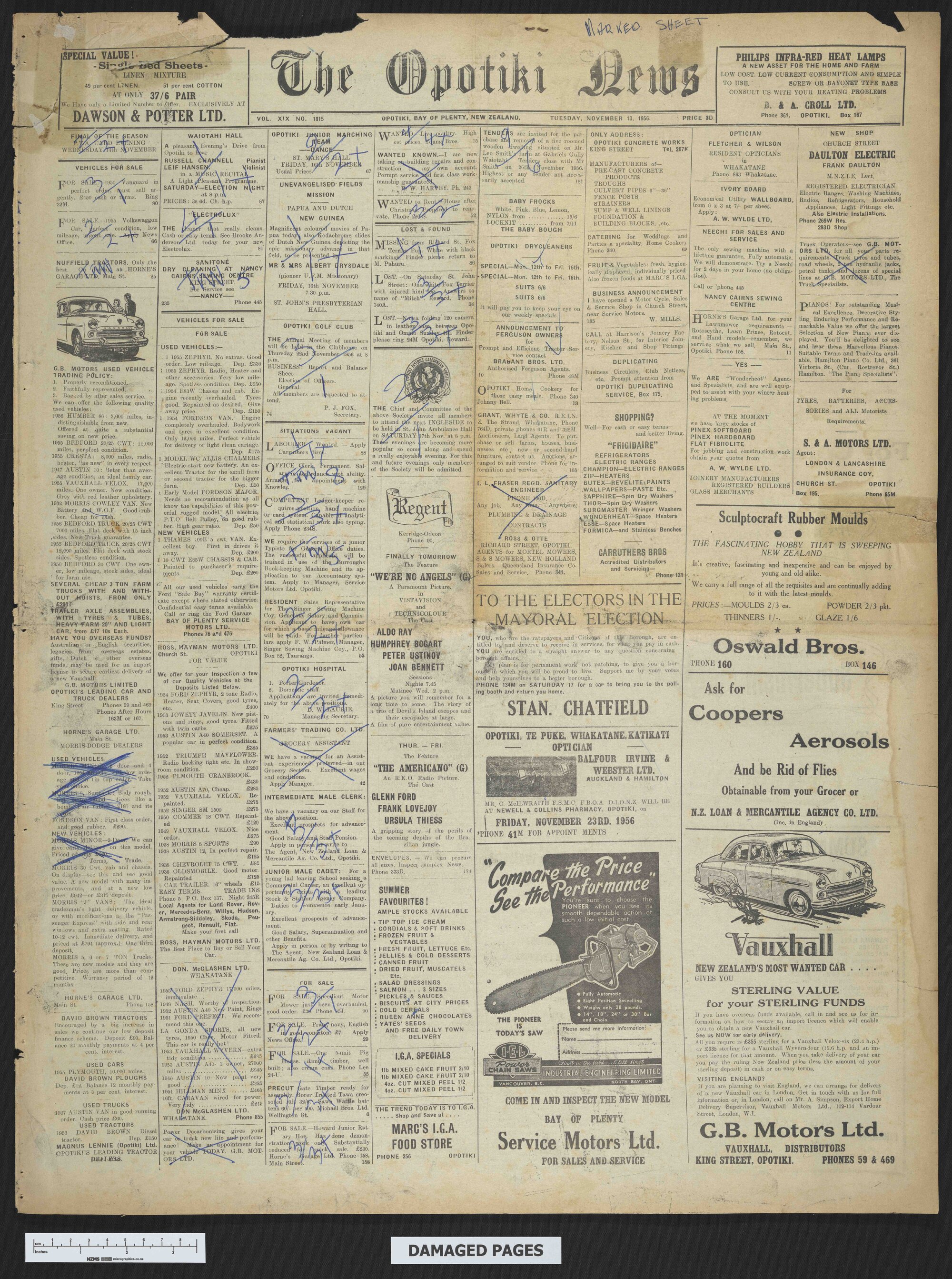 1956-11-13 Opotiki News