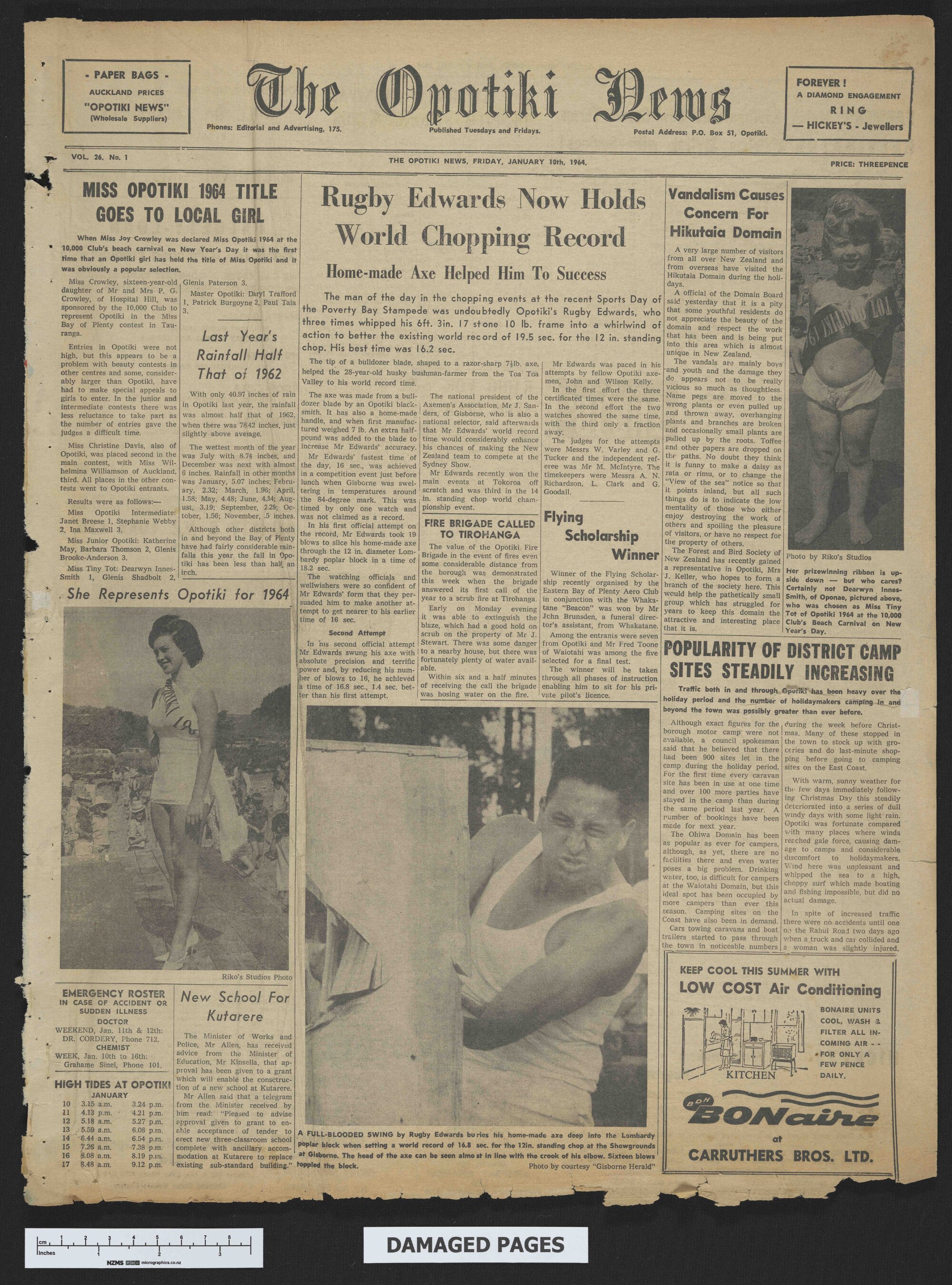 1964-01-10 Opotiki News