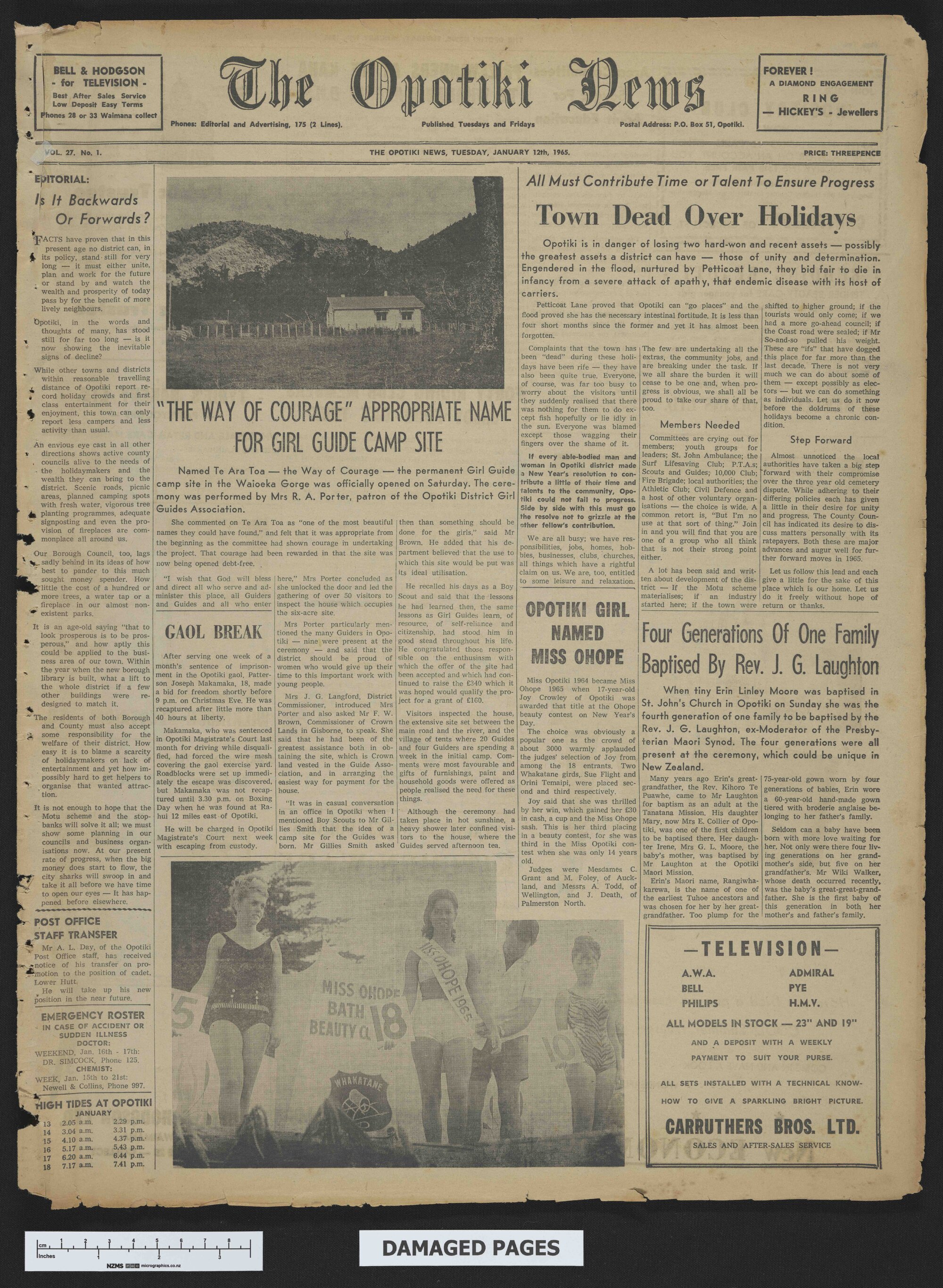 1965-01-12 Opotiki News