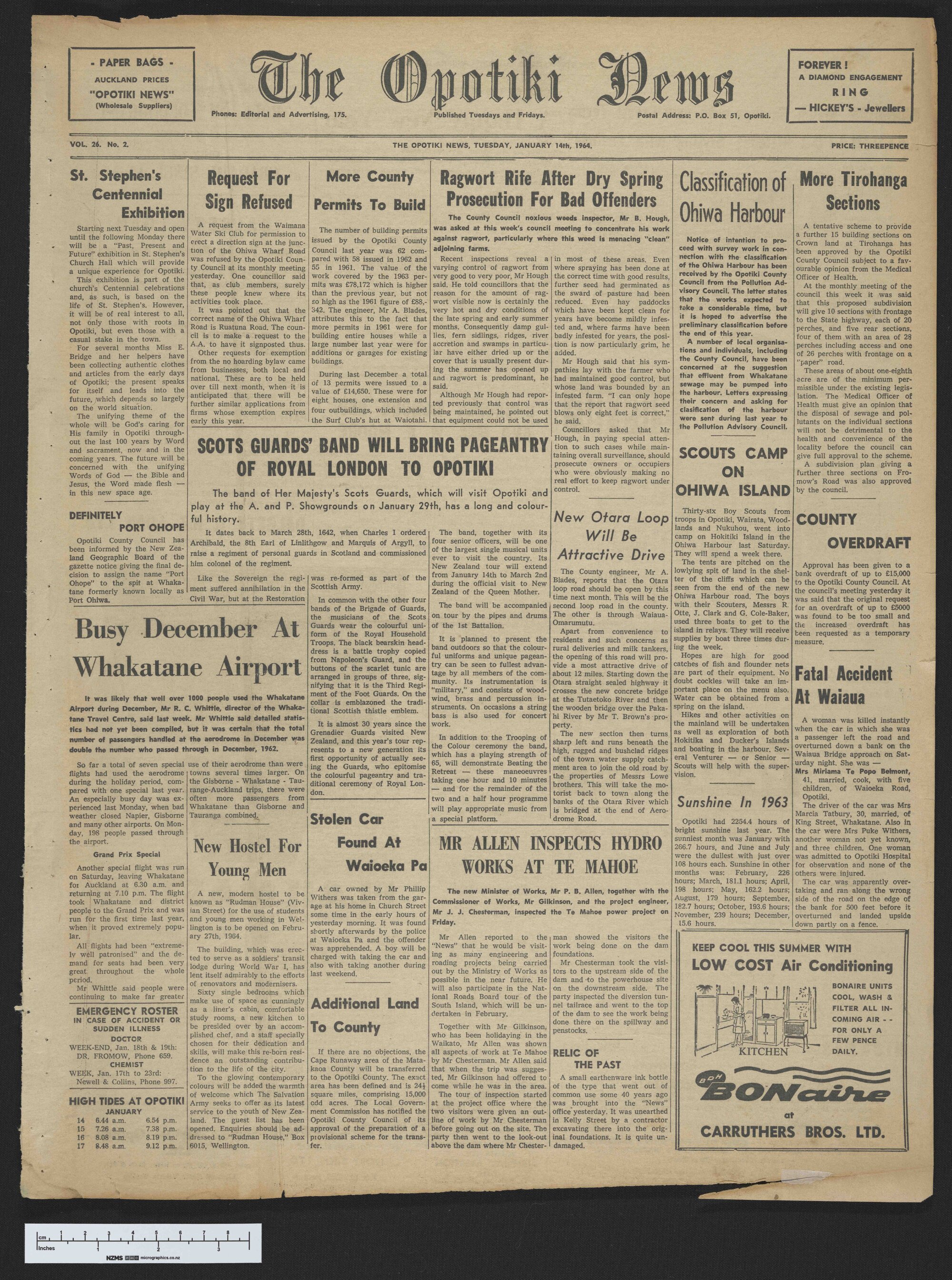 1964-01-14 Opotiki News