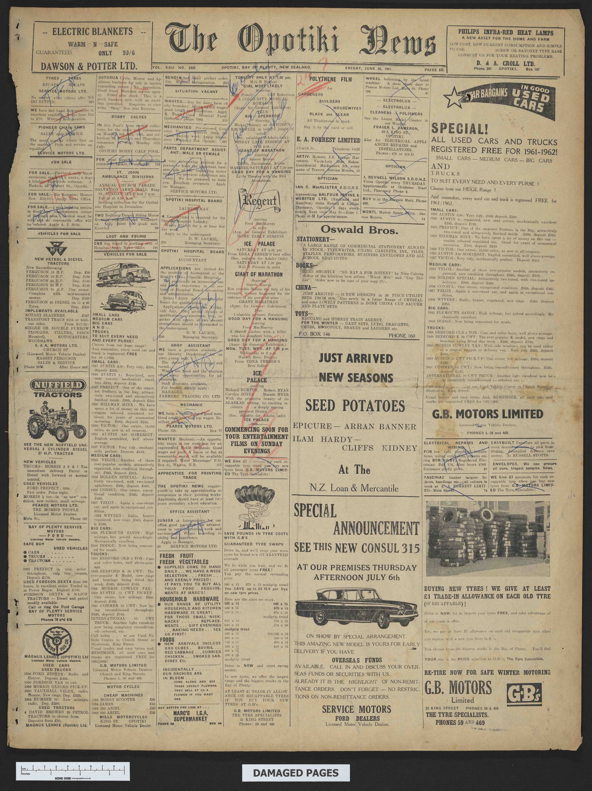 1961-06-30 Opotiki News