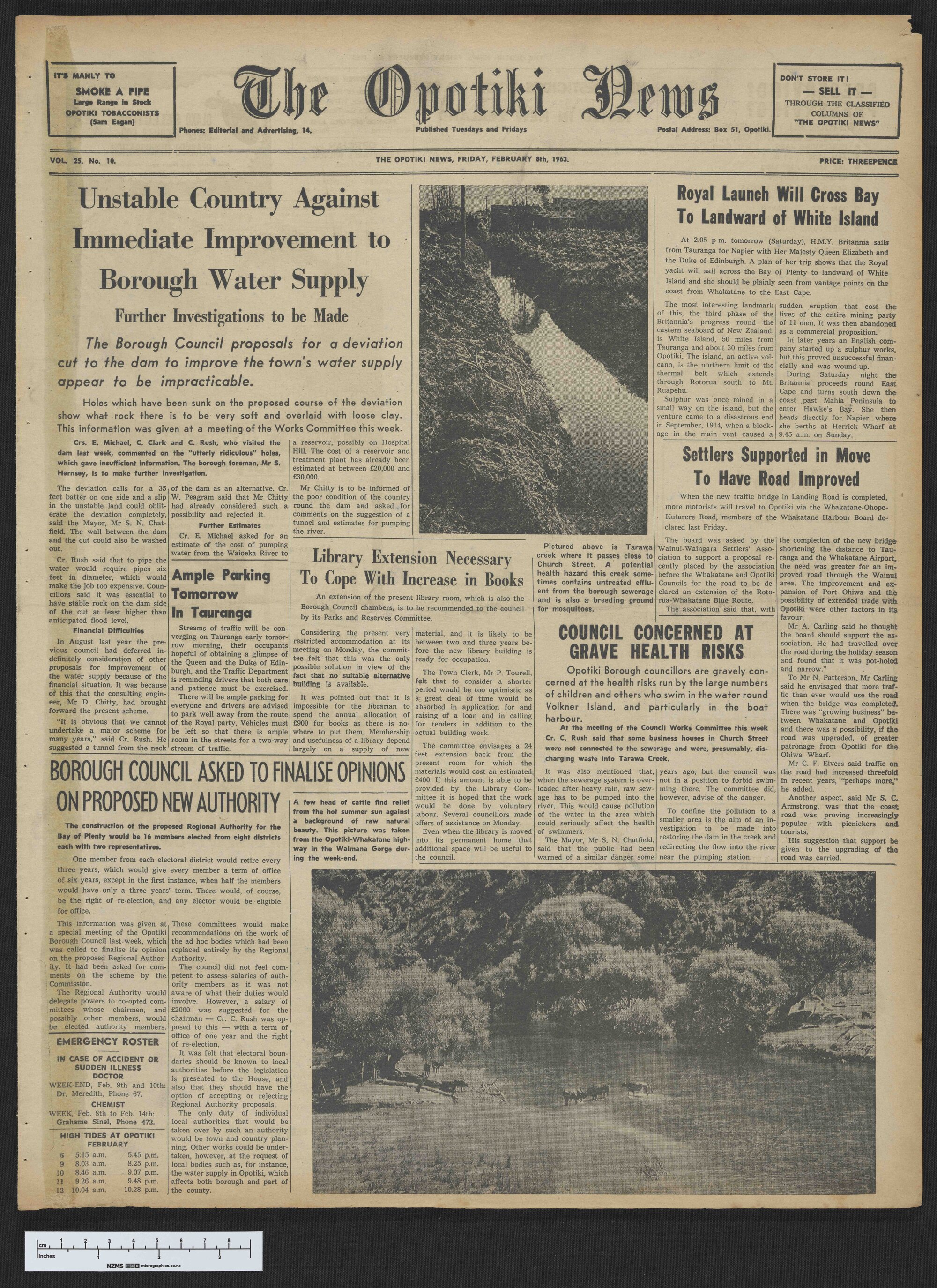 1963-02-08 Opotiki News