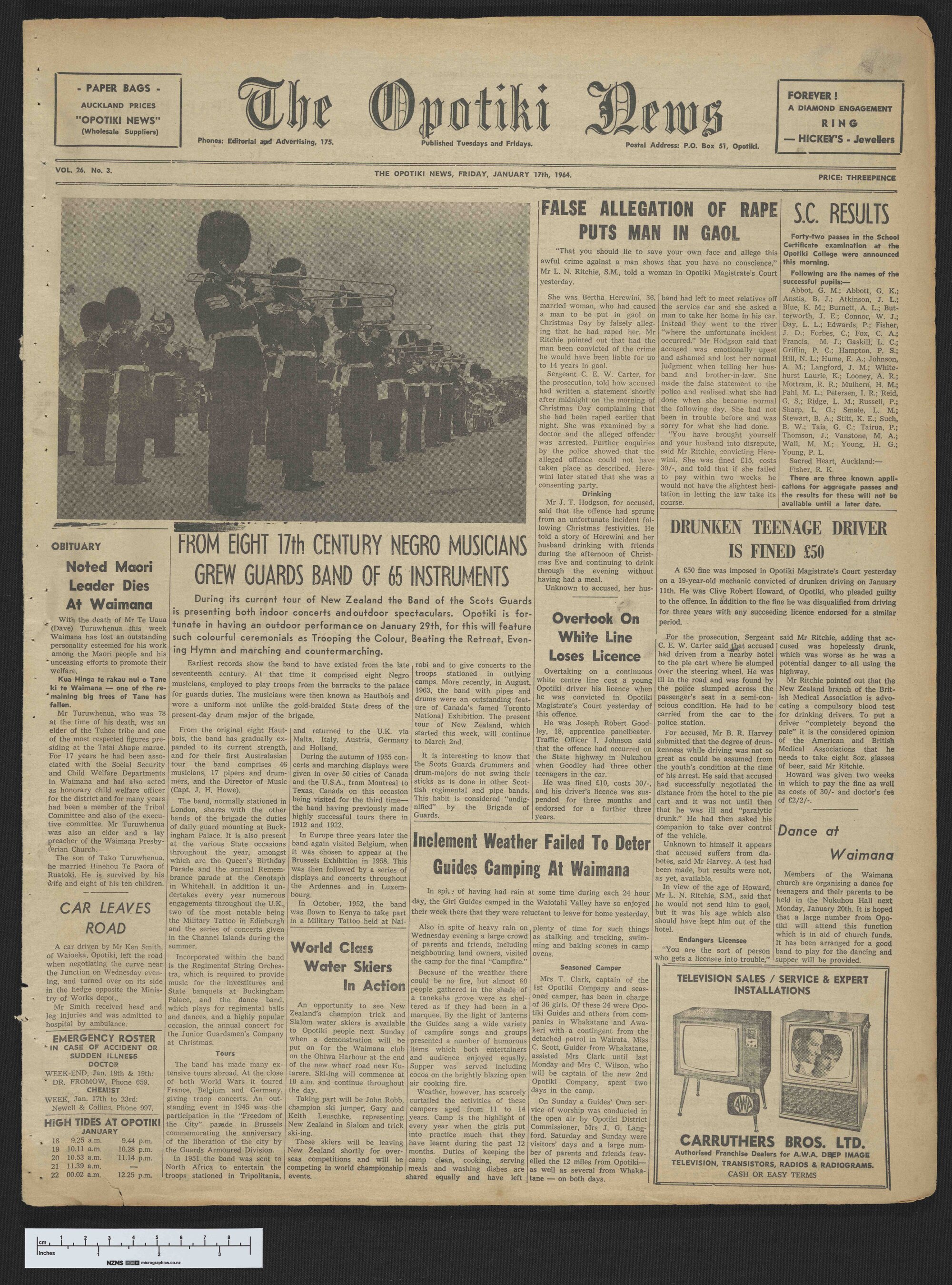 1964-01-17 Opotiki News