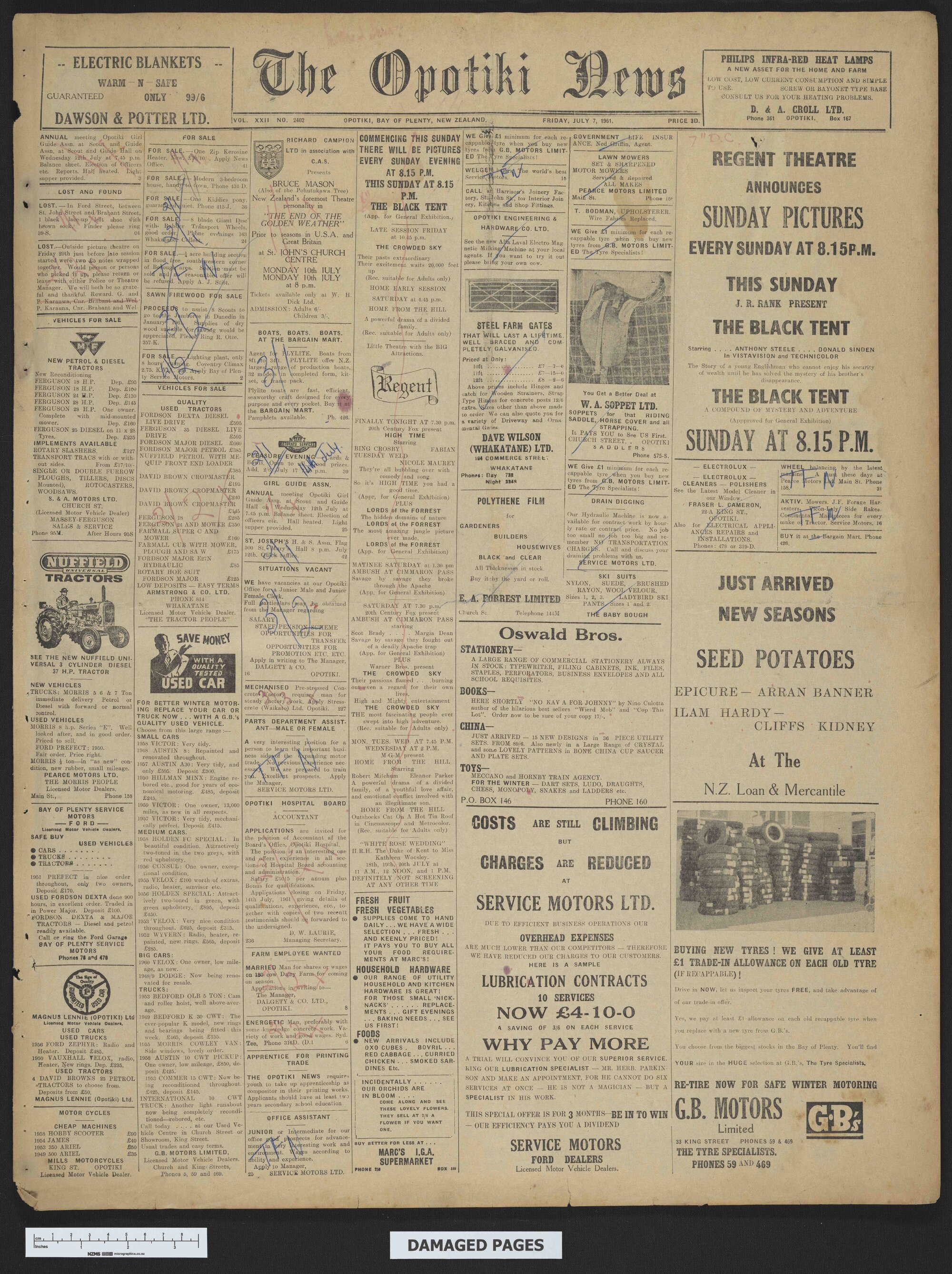 1961-07-07 Opotiki News