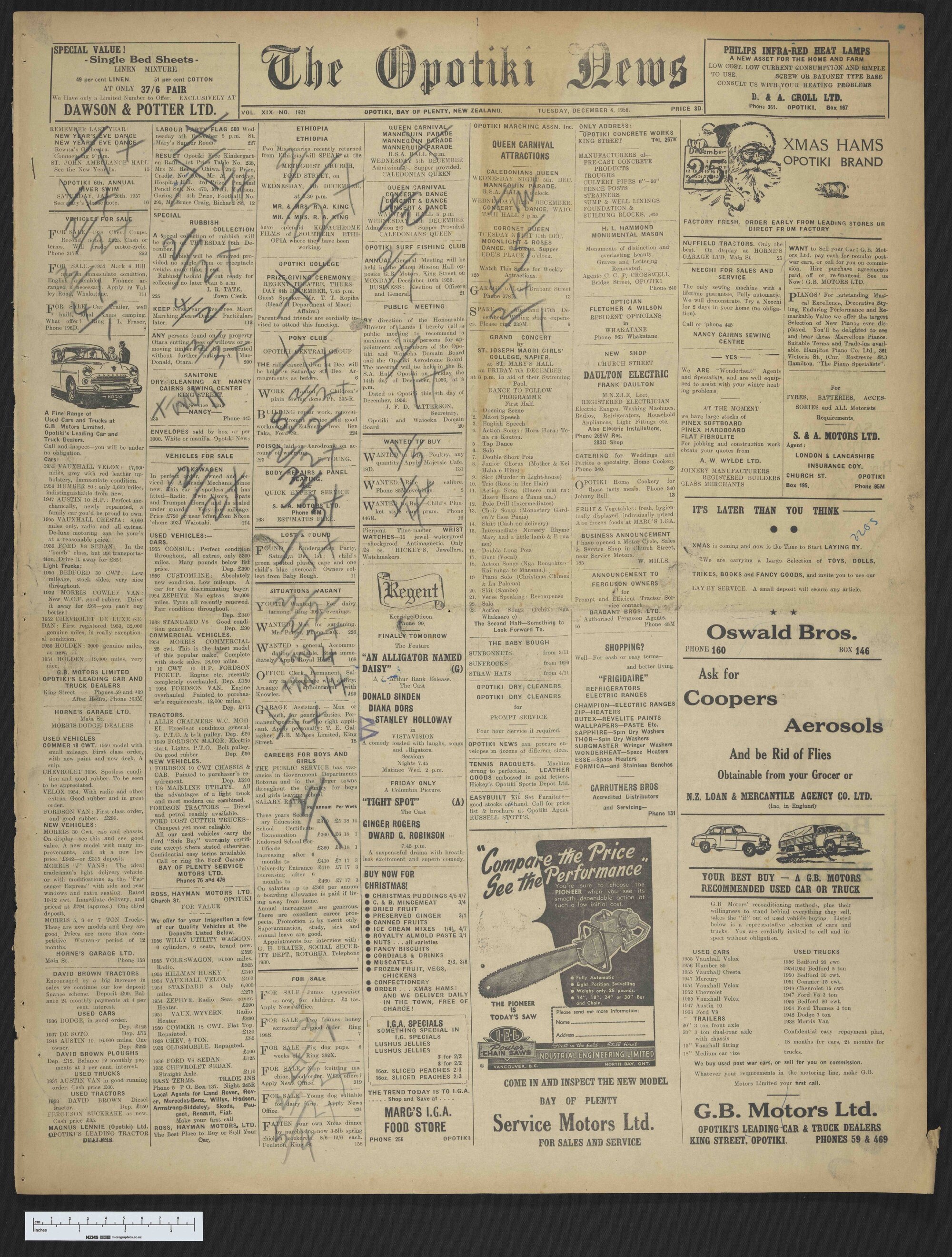 1956-12-04 Opotiki News