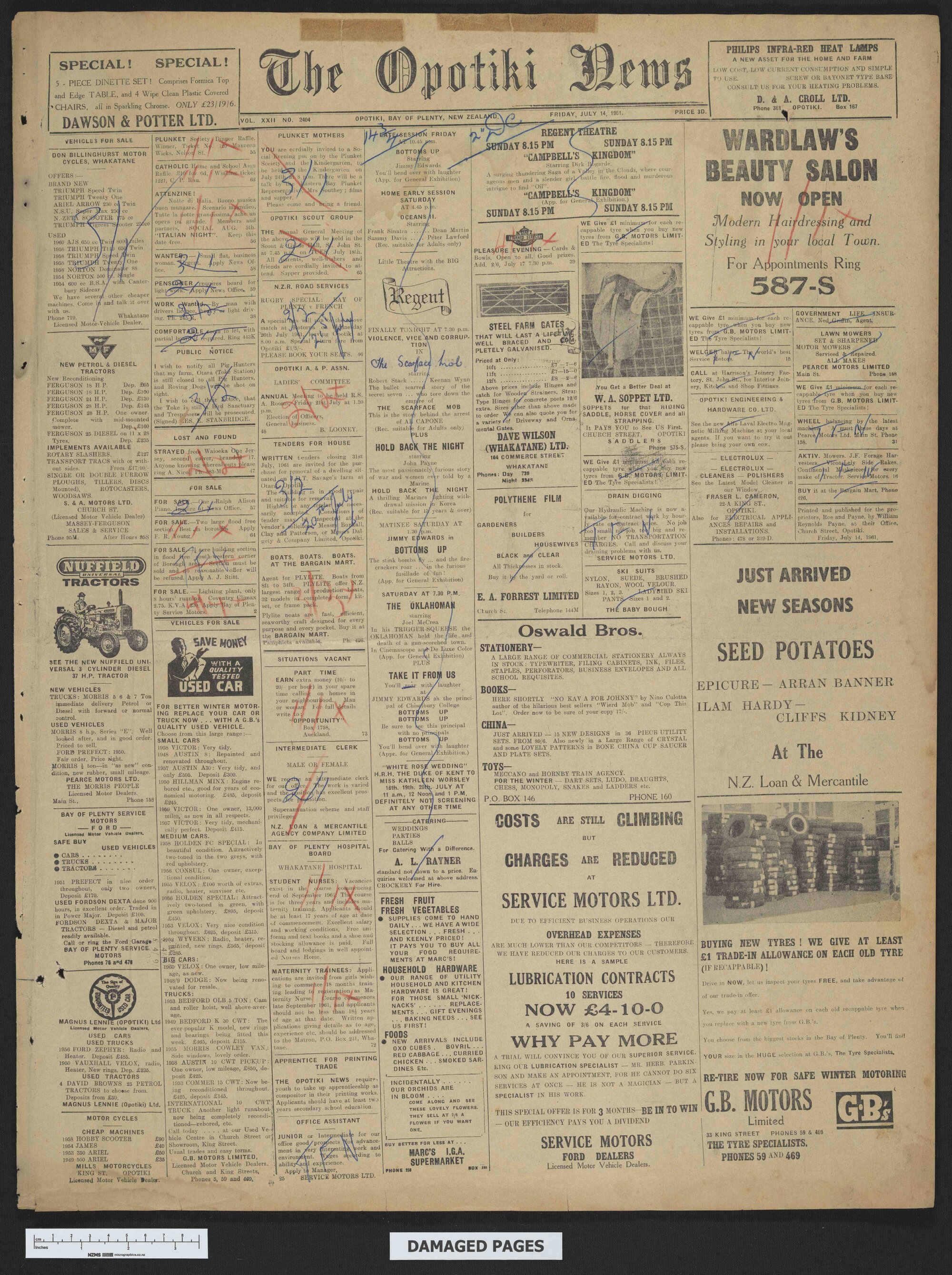 1961-07-14 Opotiki News