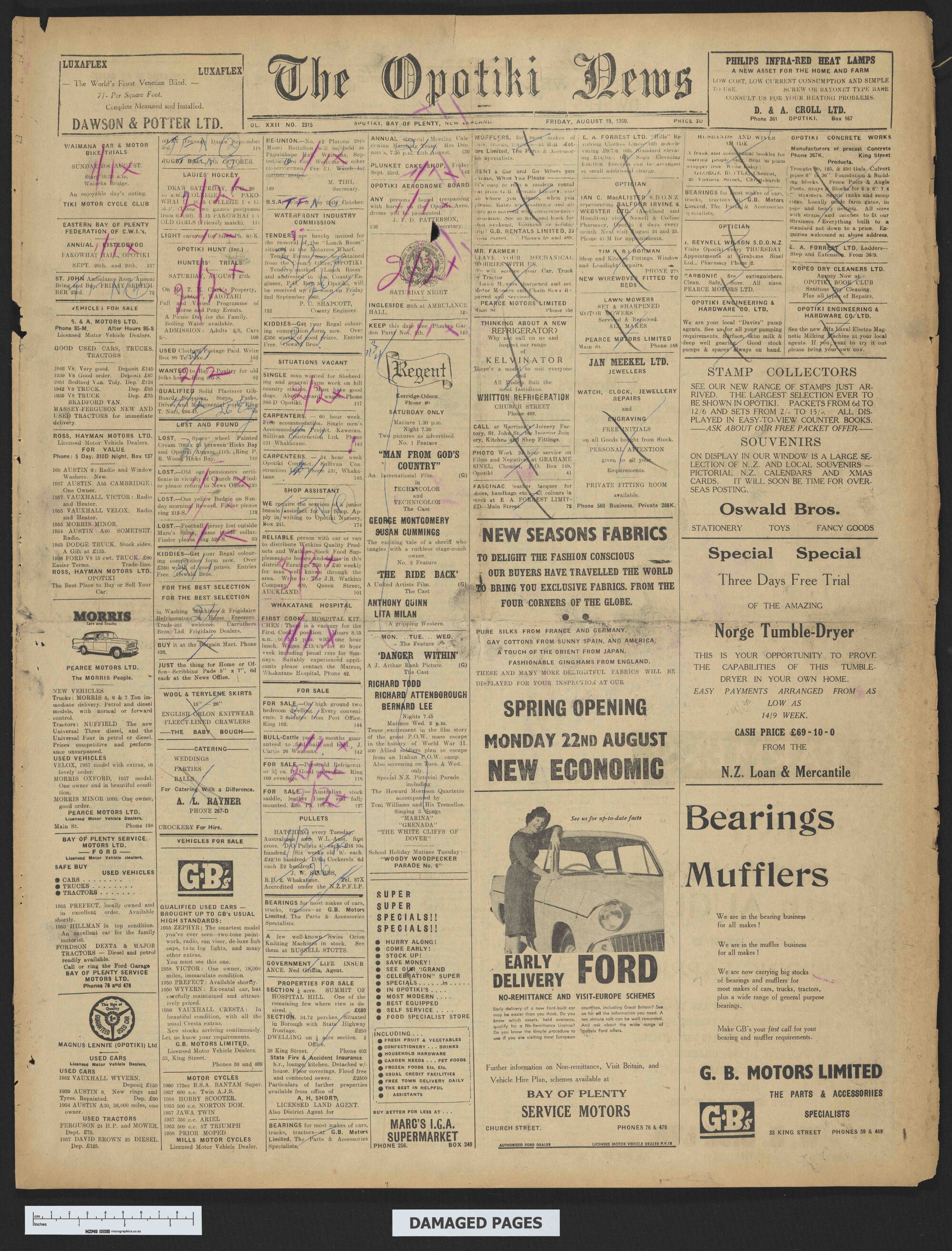 1960-08-19 Opotiki News
