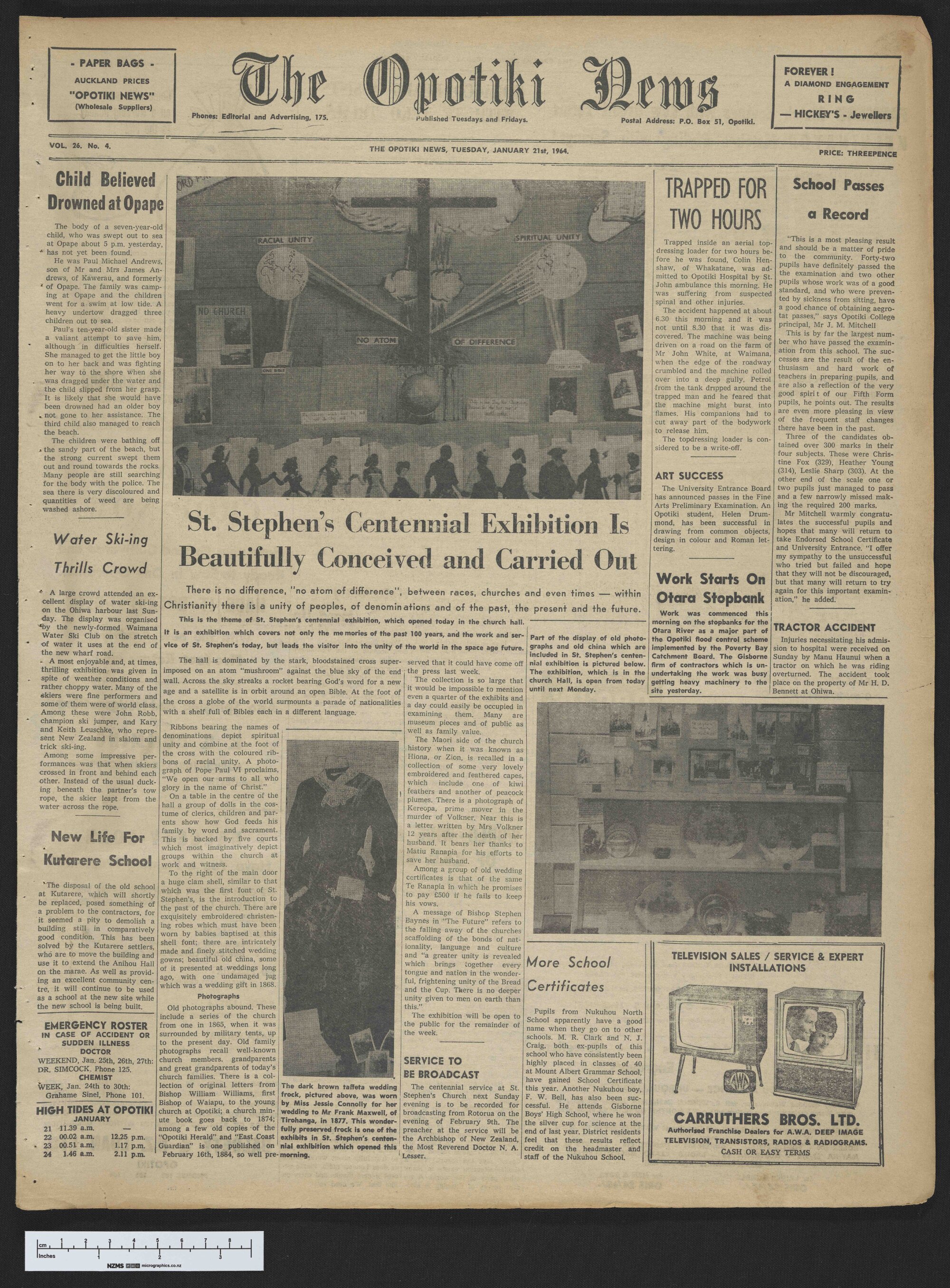 1964-01-21 Opotiki News