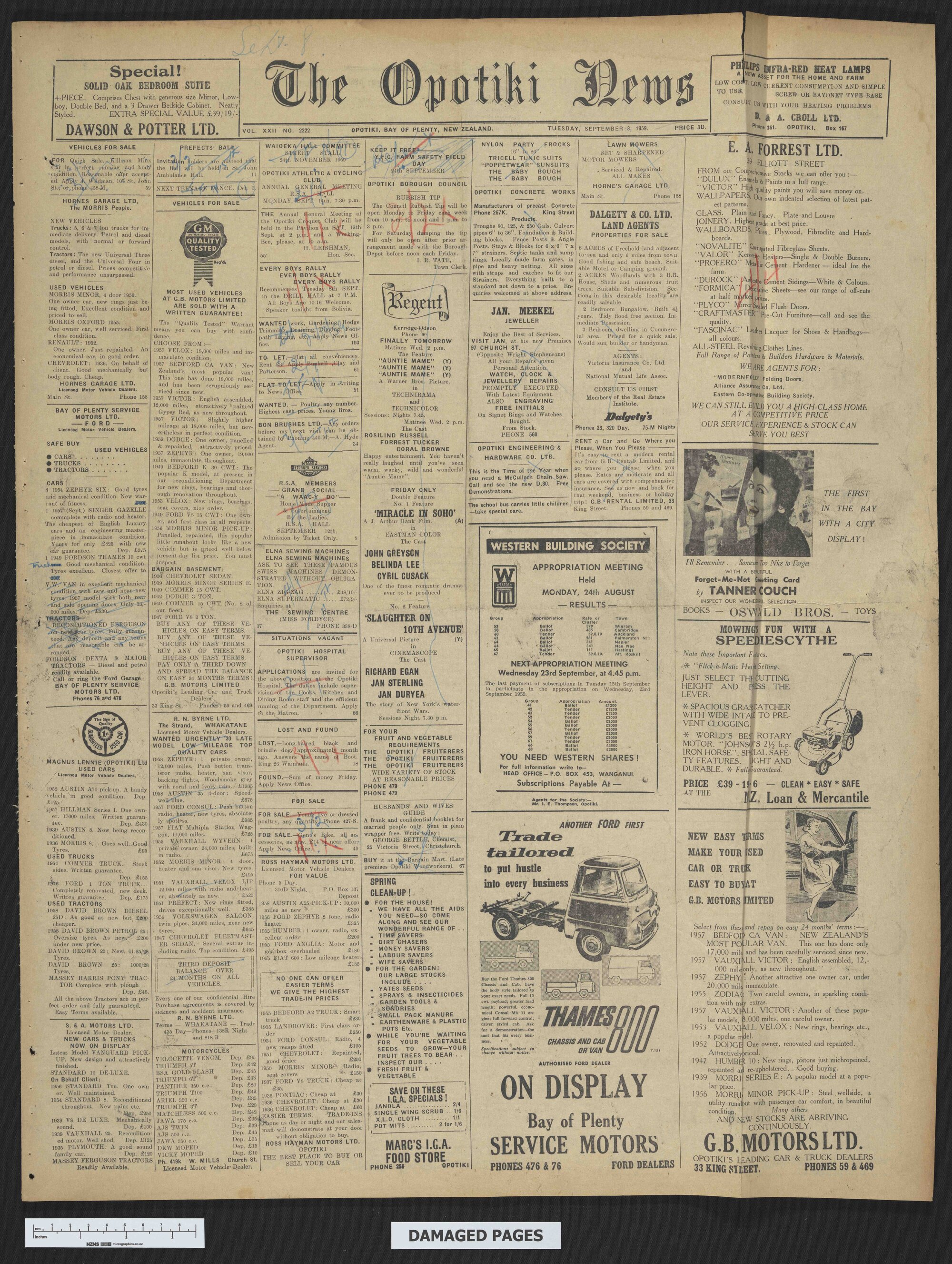 1959-09-08 Opotiki News