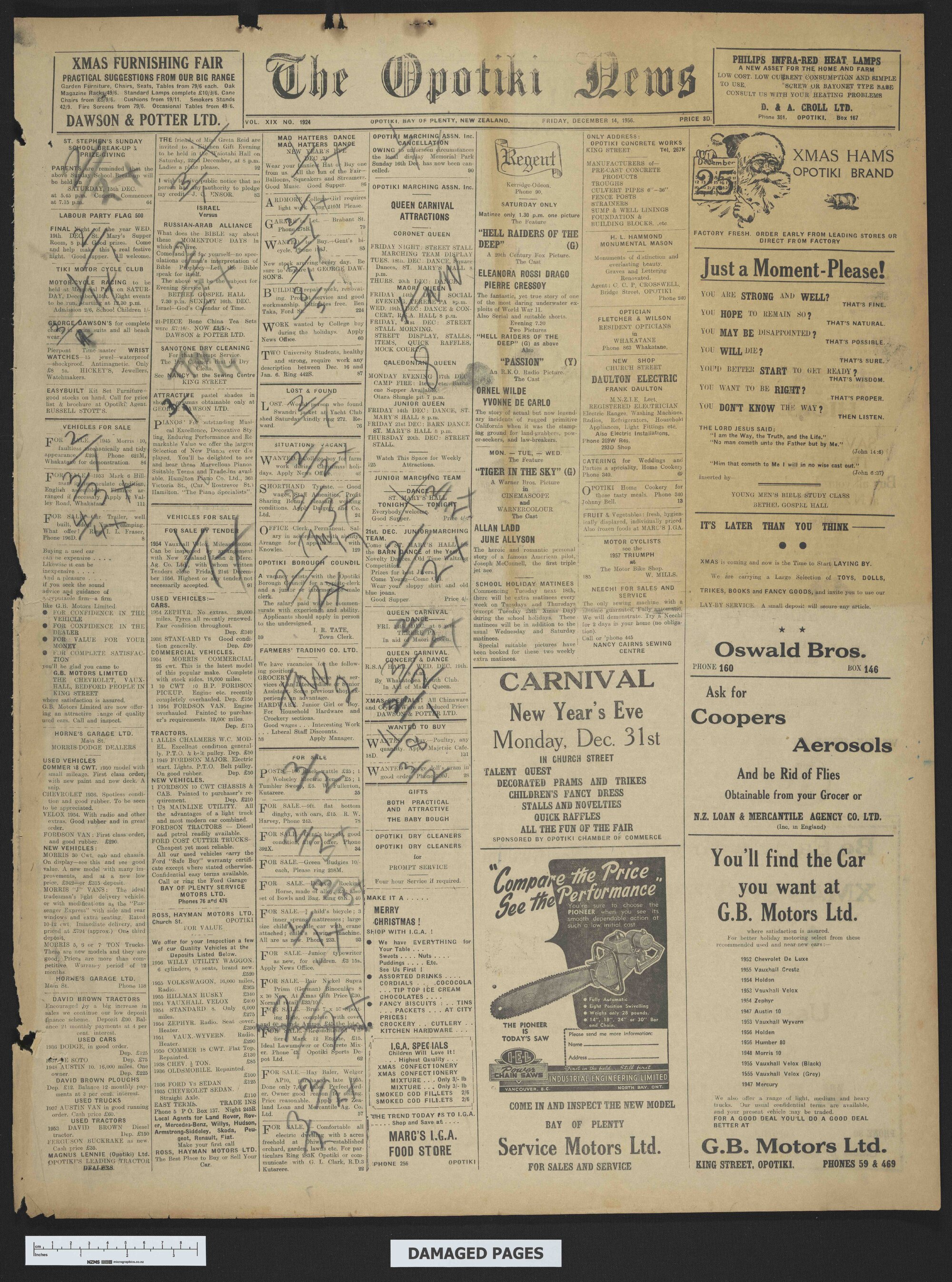 1956-12-14 Opotiki News