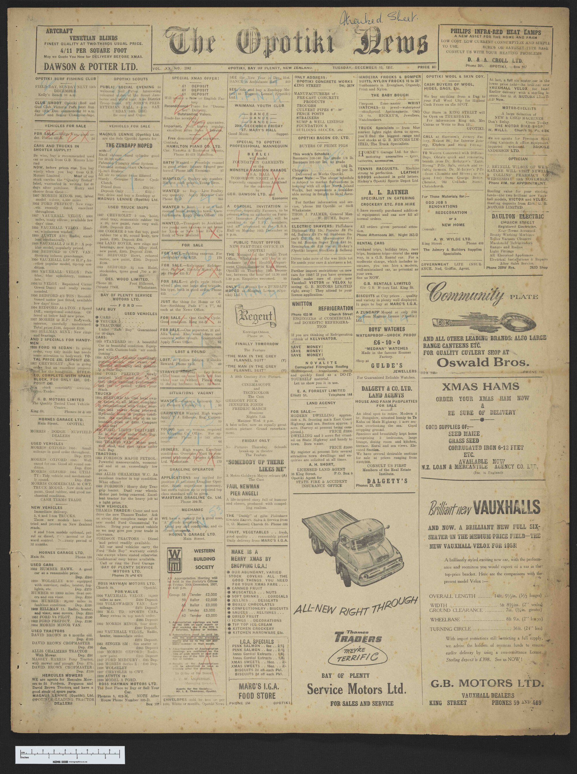 1957-12-10 Opotiki News