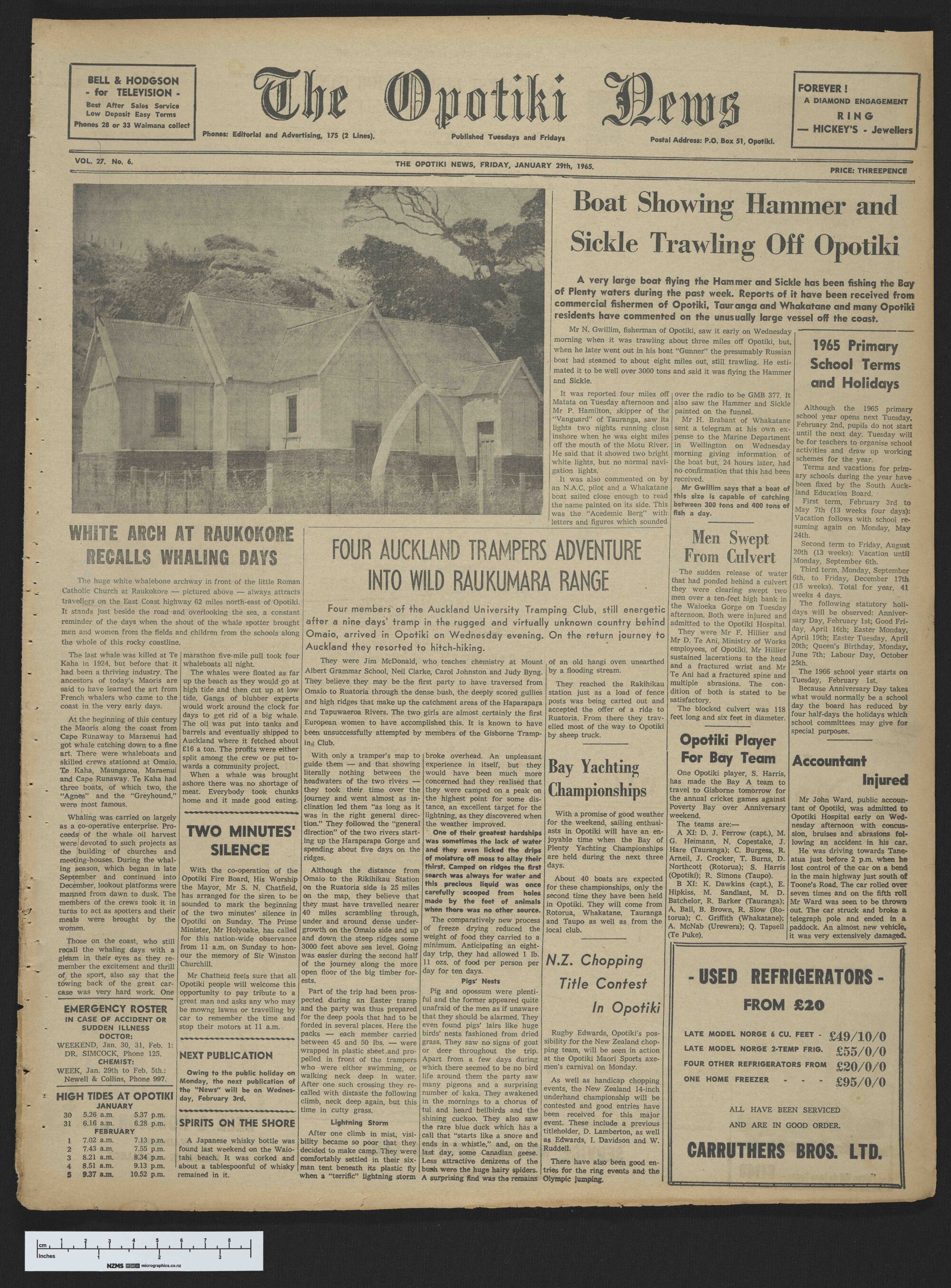 1965-01-29 Opotiki News