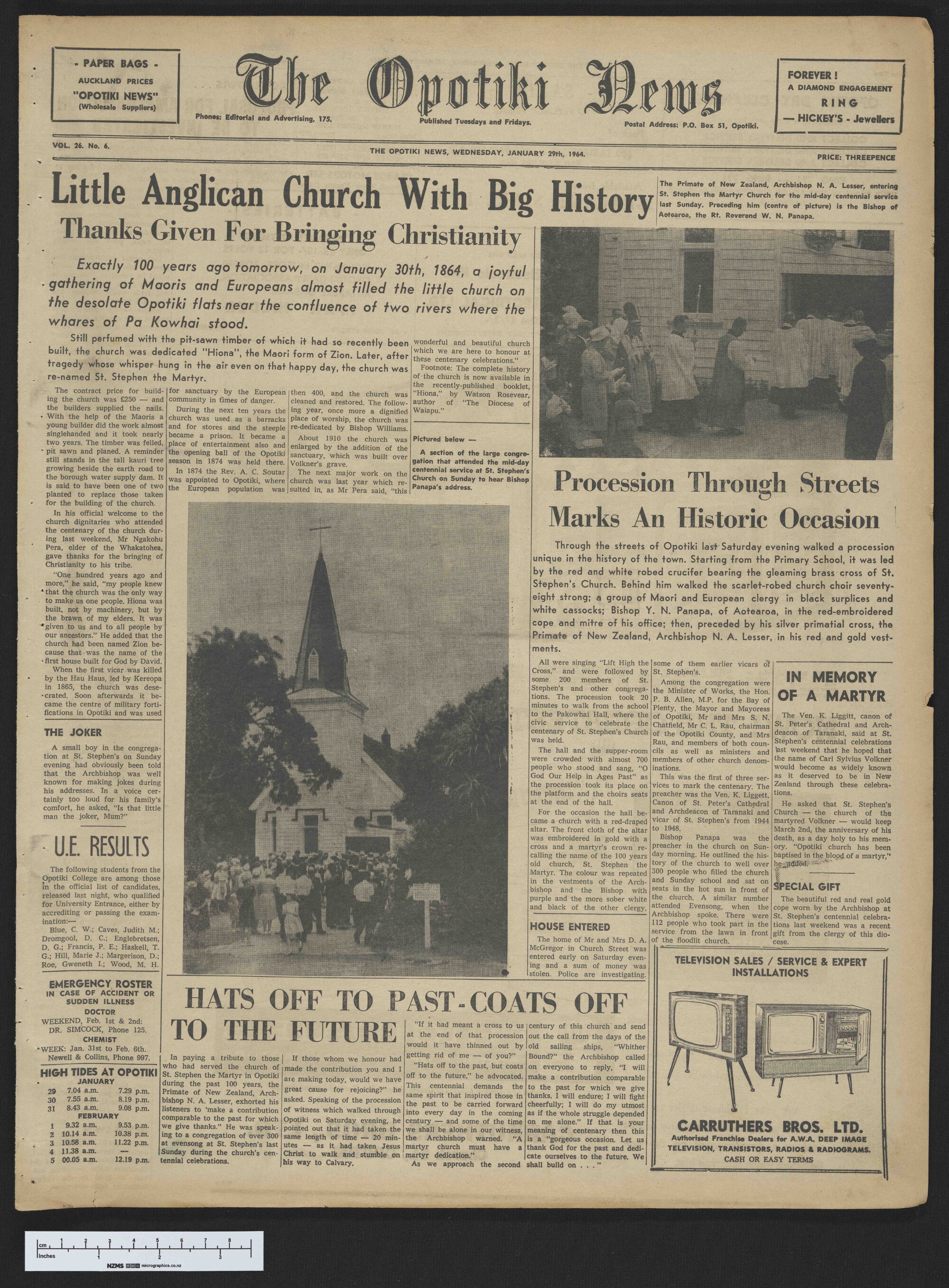 1964-01-28 Opotiki News