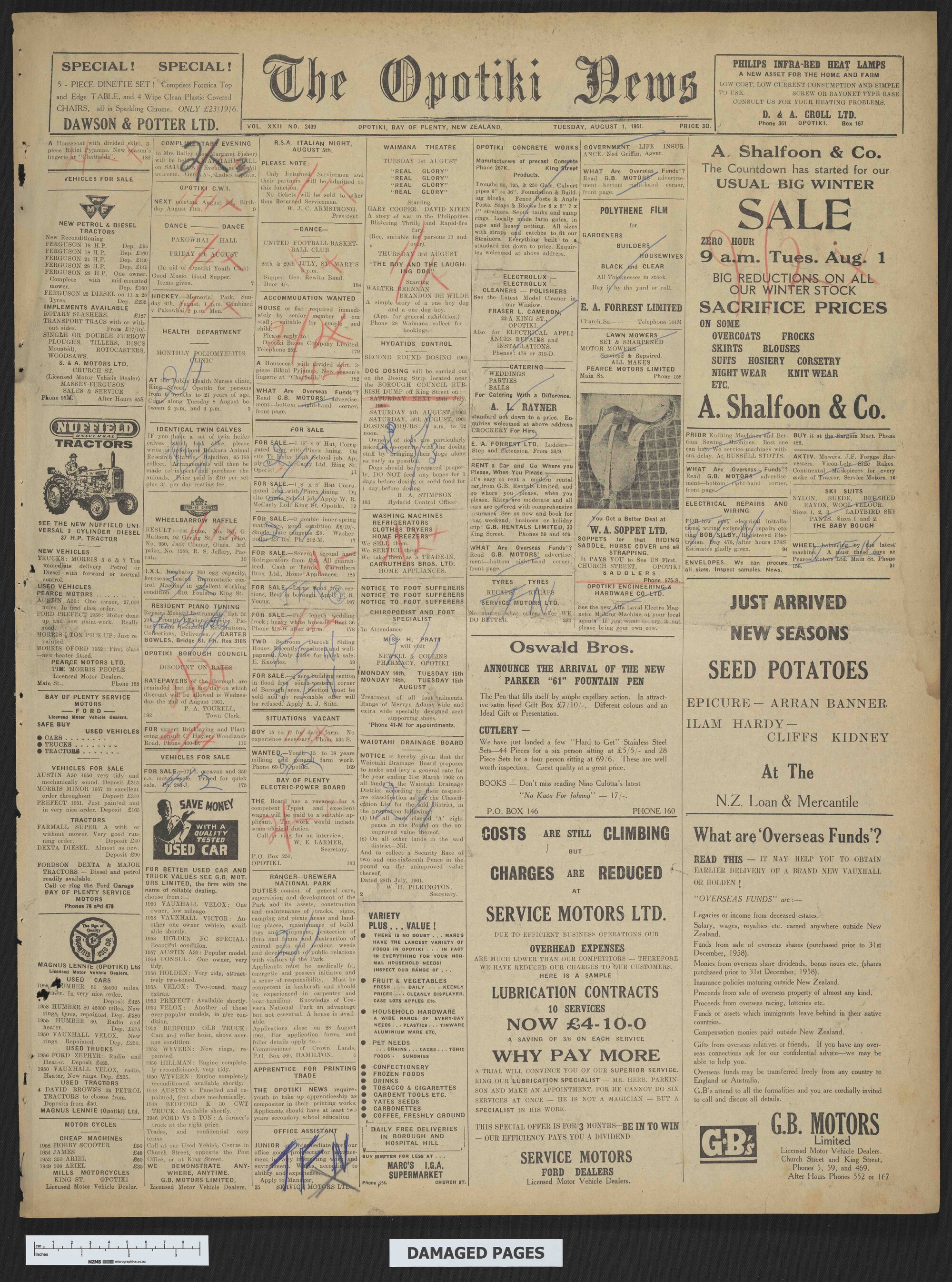 1961-08-01 Opotiki News