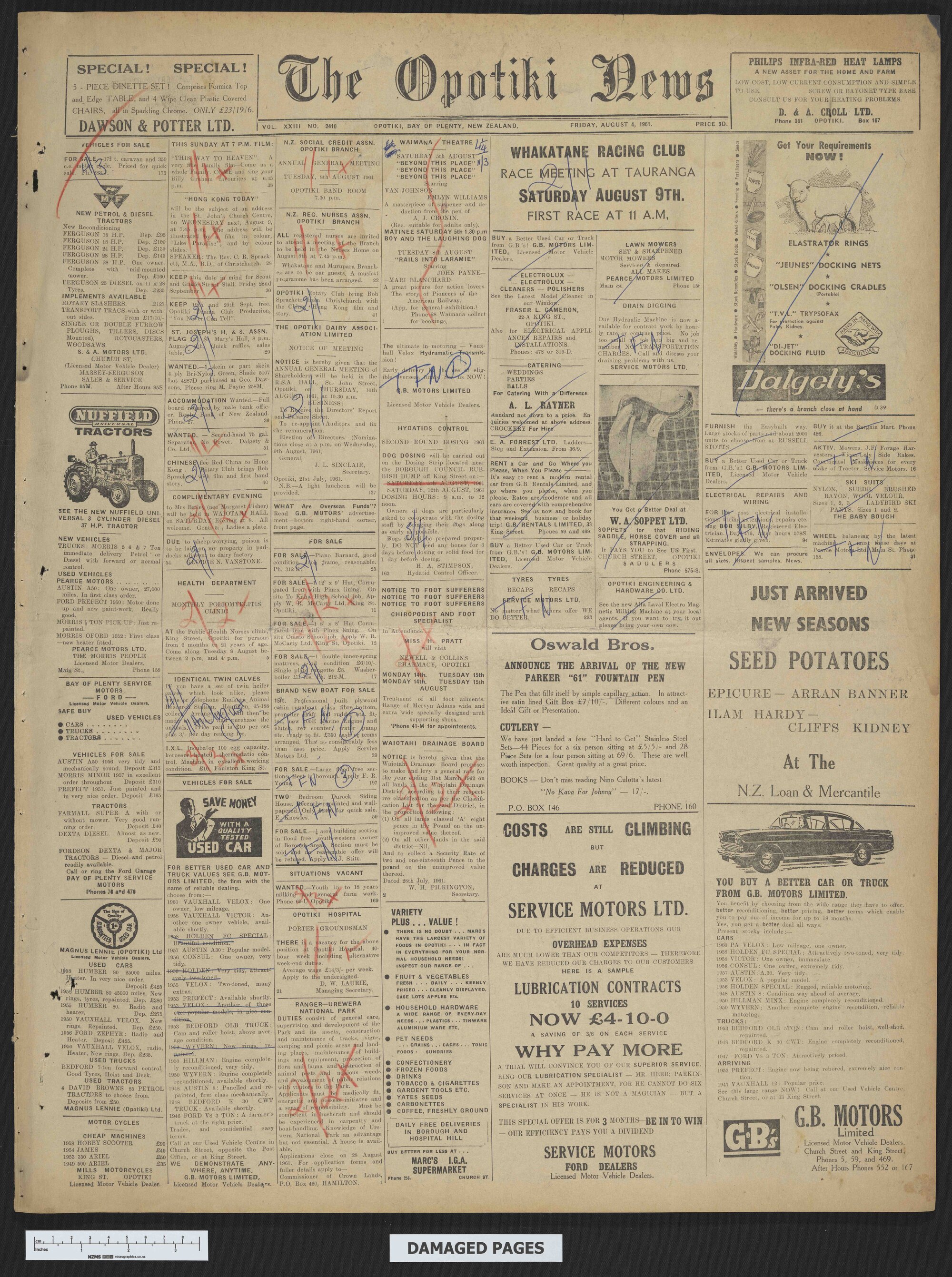 1961-08-04 Opotiki News