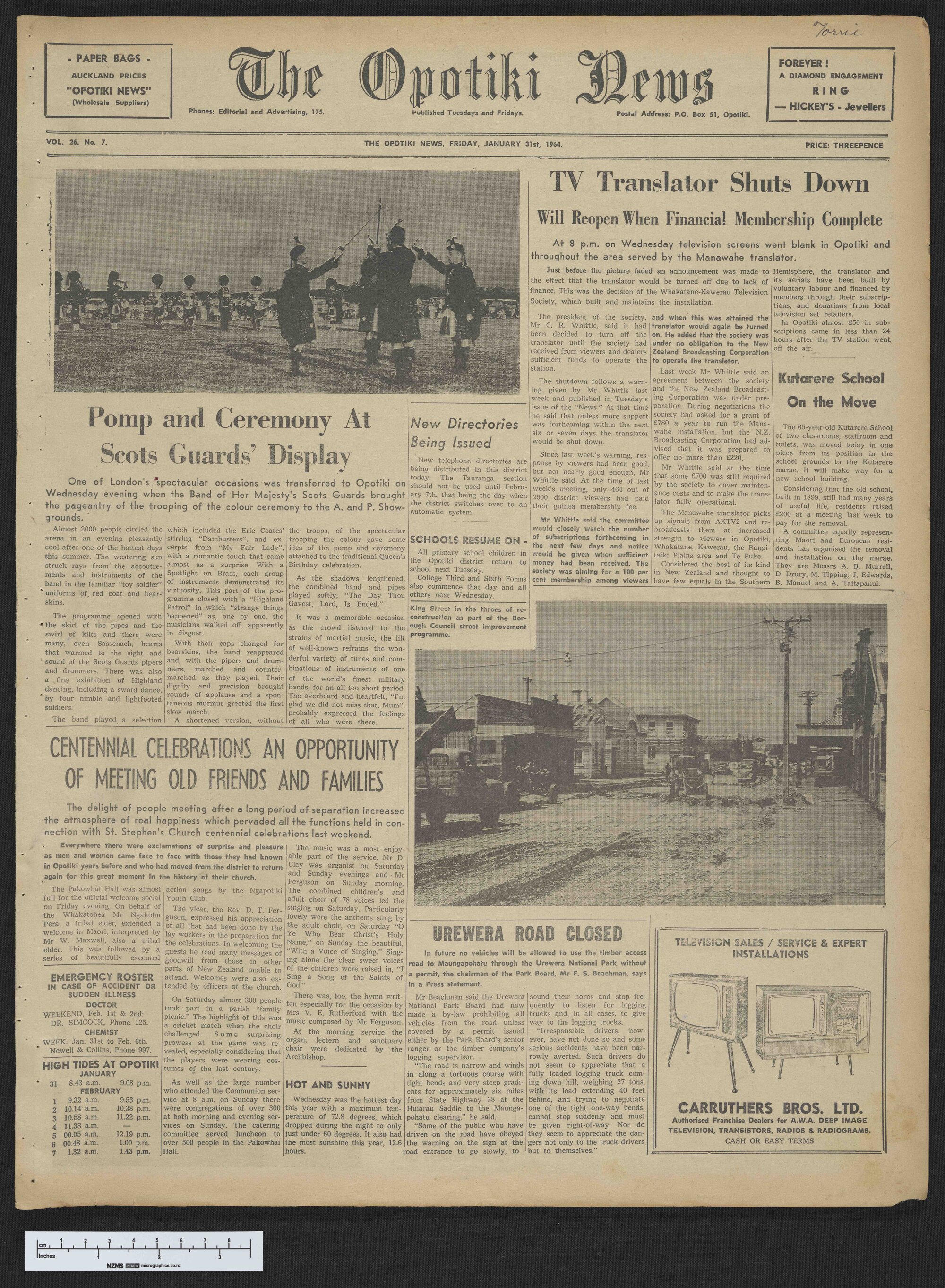 1964-01-31 Opotiki News