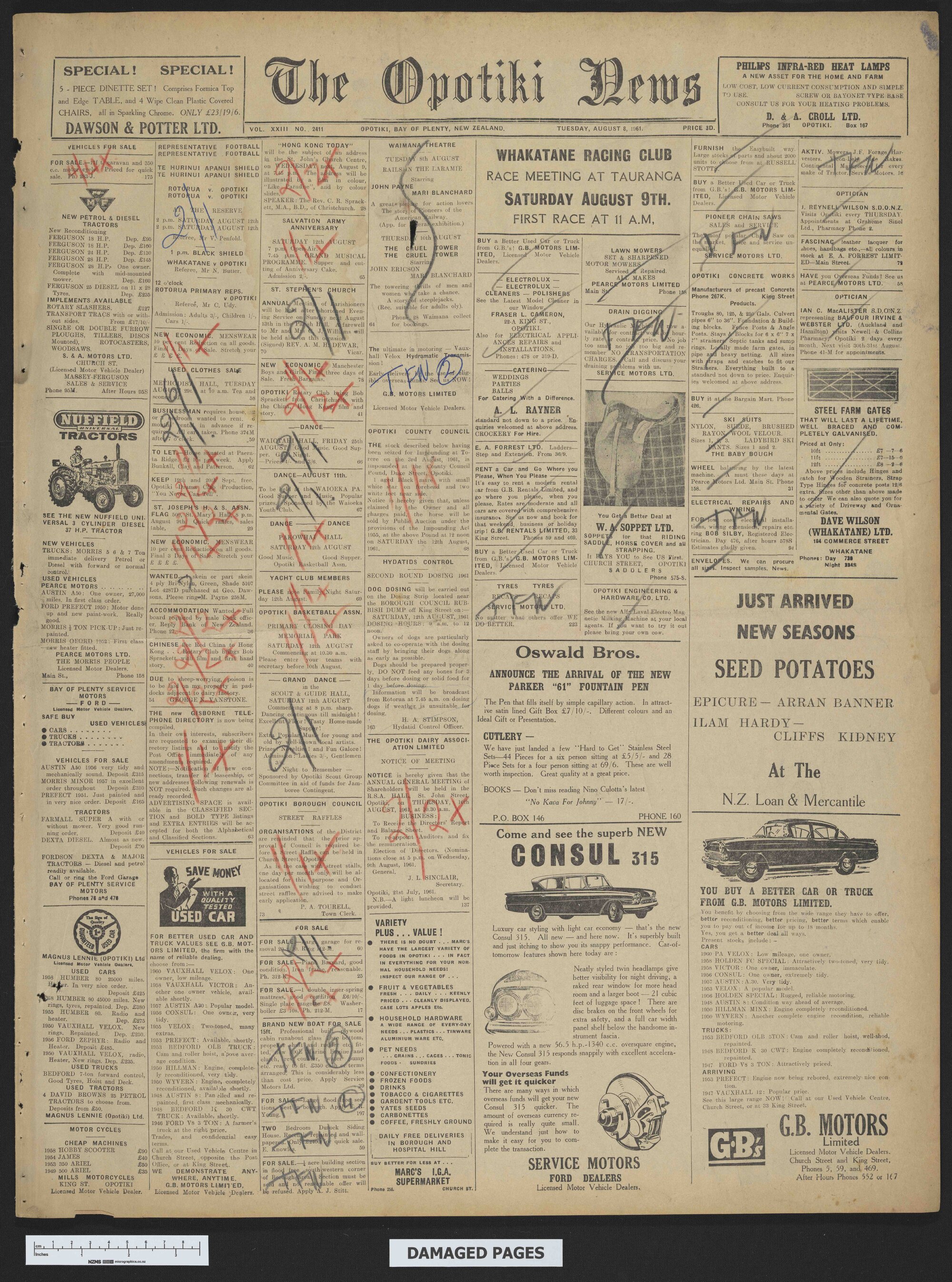 1961-08-08 Opotiki News