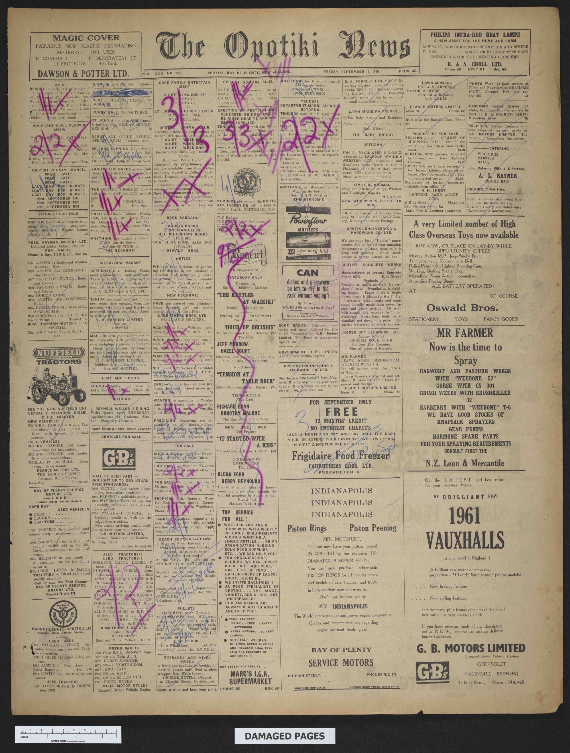 1960-09-16 Opotiki News