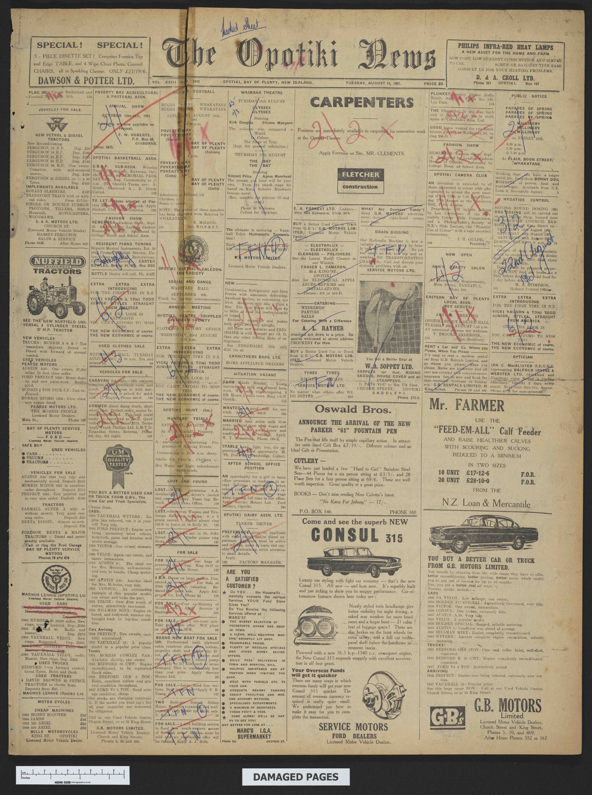 1961-08-15 Opotiki News