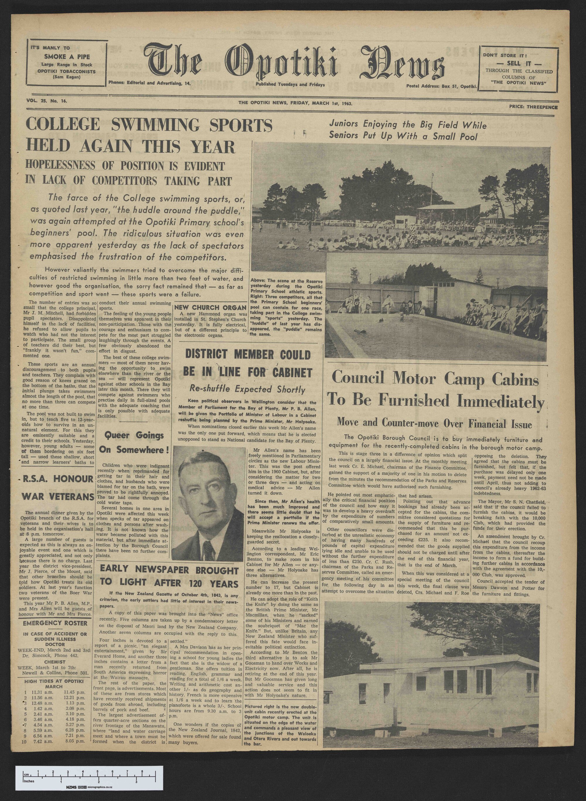 1963-03-01 Opotiki News