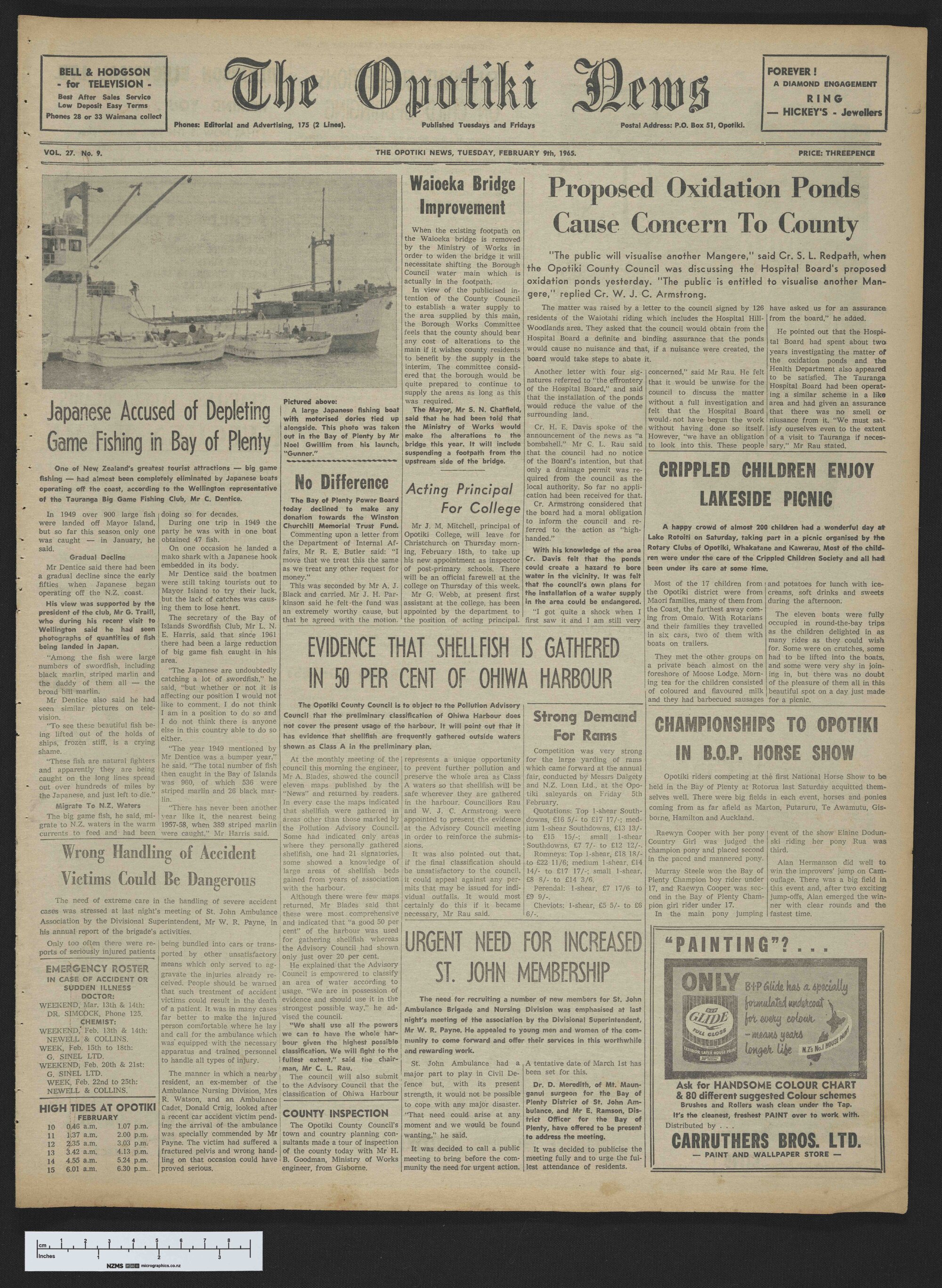 1965-02-09 Opotiki News