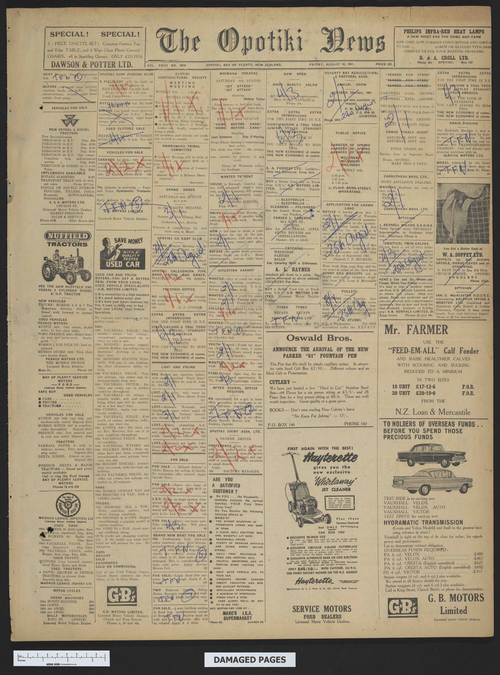 1961-08-18 Opotiki News