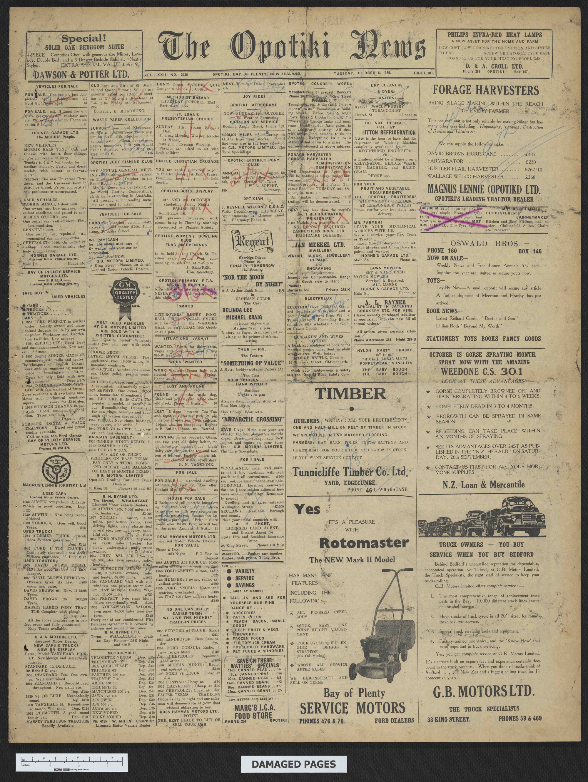 1959-10-06 Opotiki News