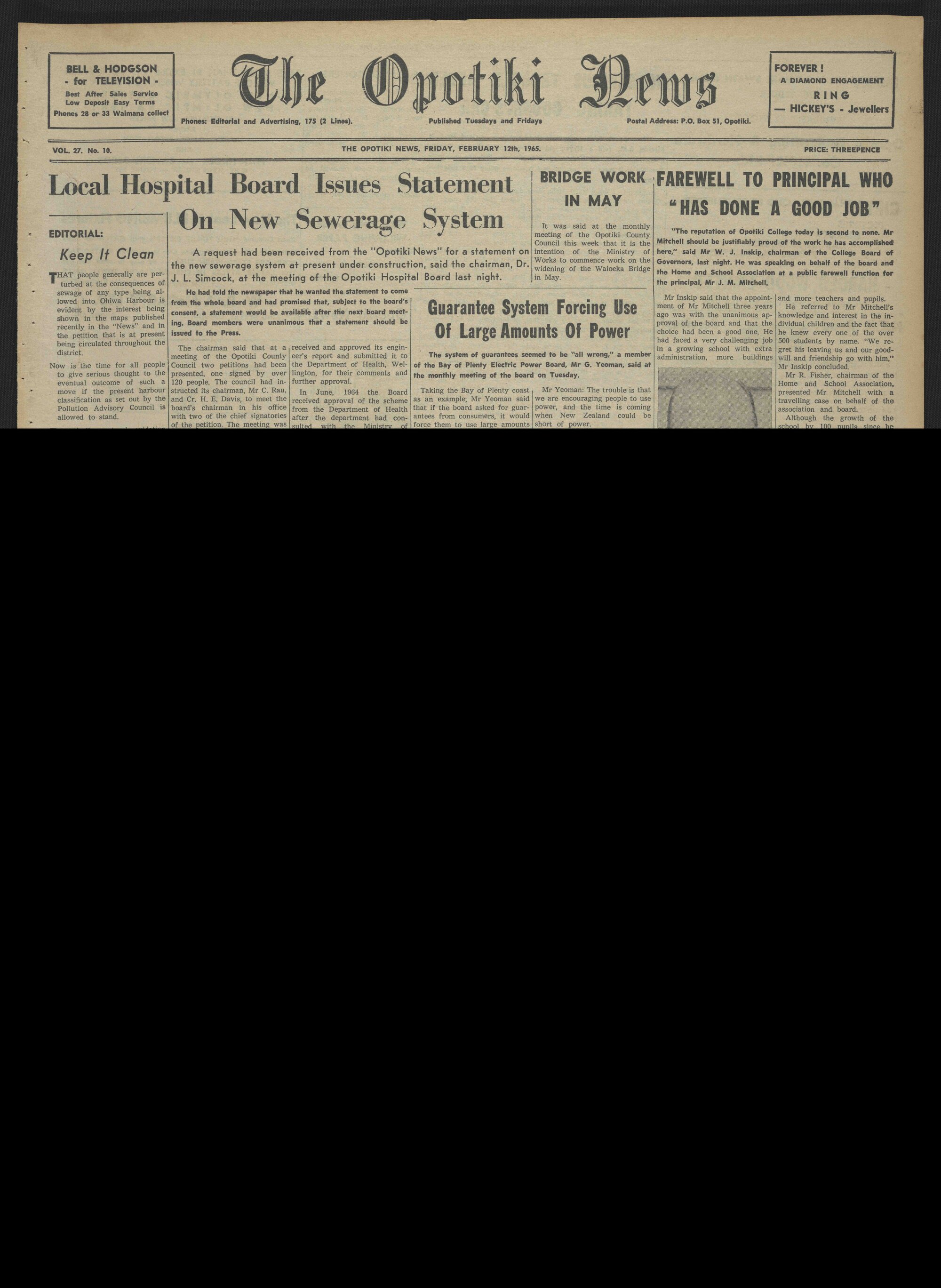 1965-02-12 Opotiki News