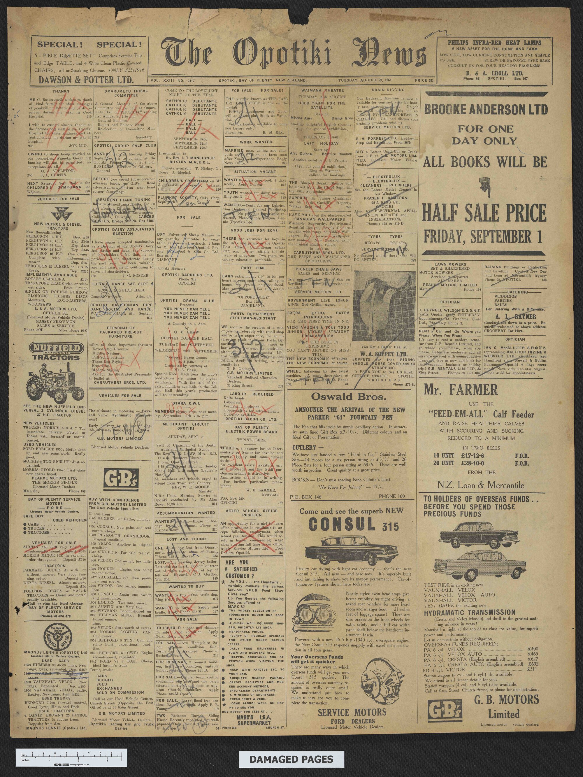 1961-08-29 Opotiki News