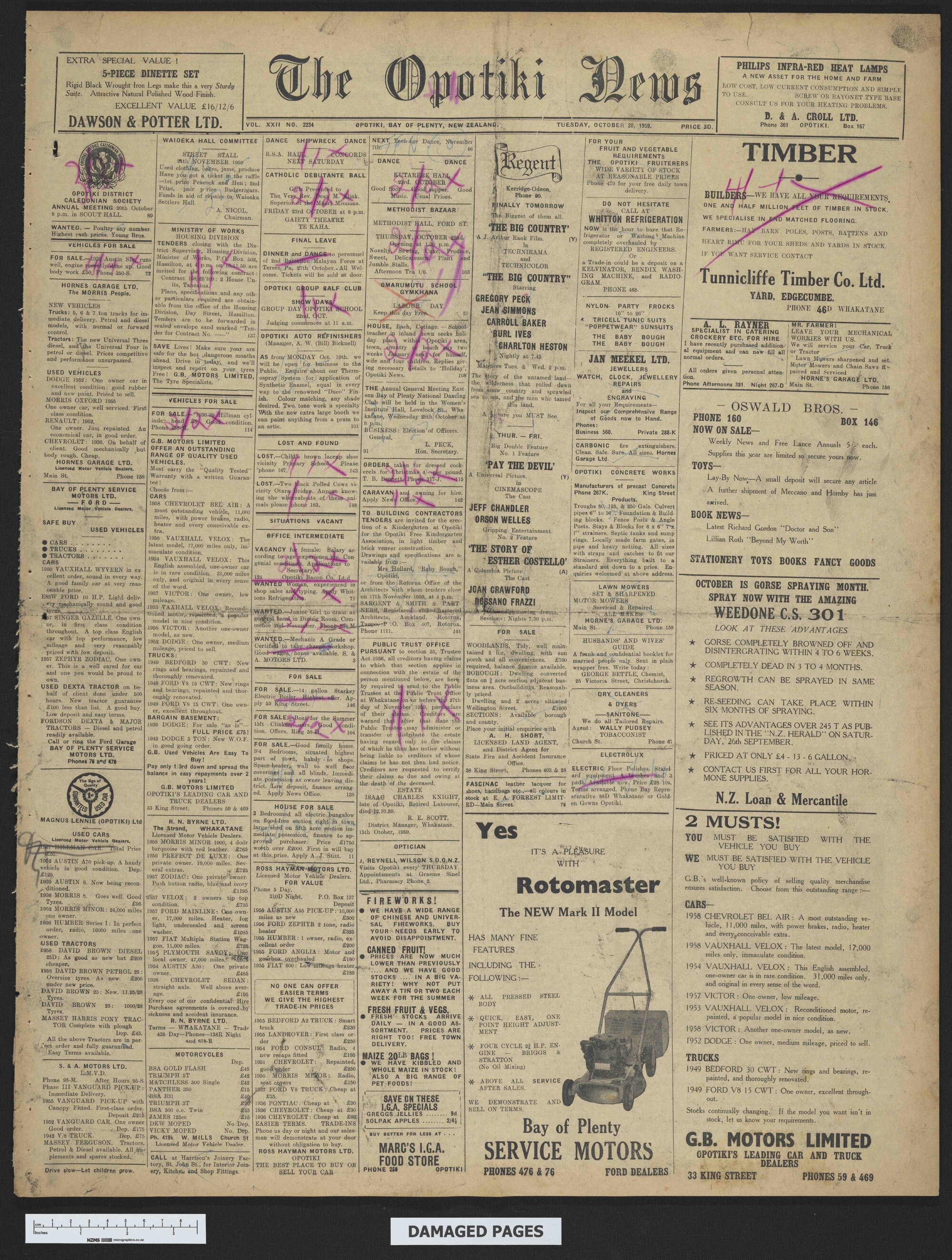 1959-10-20 Opotiki News