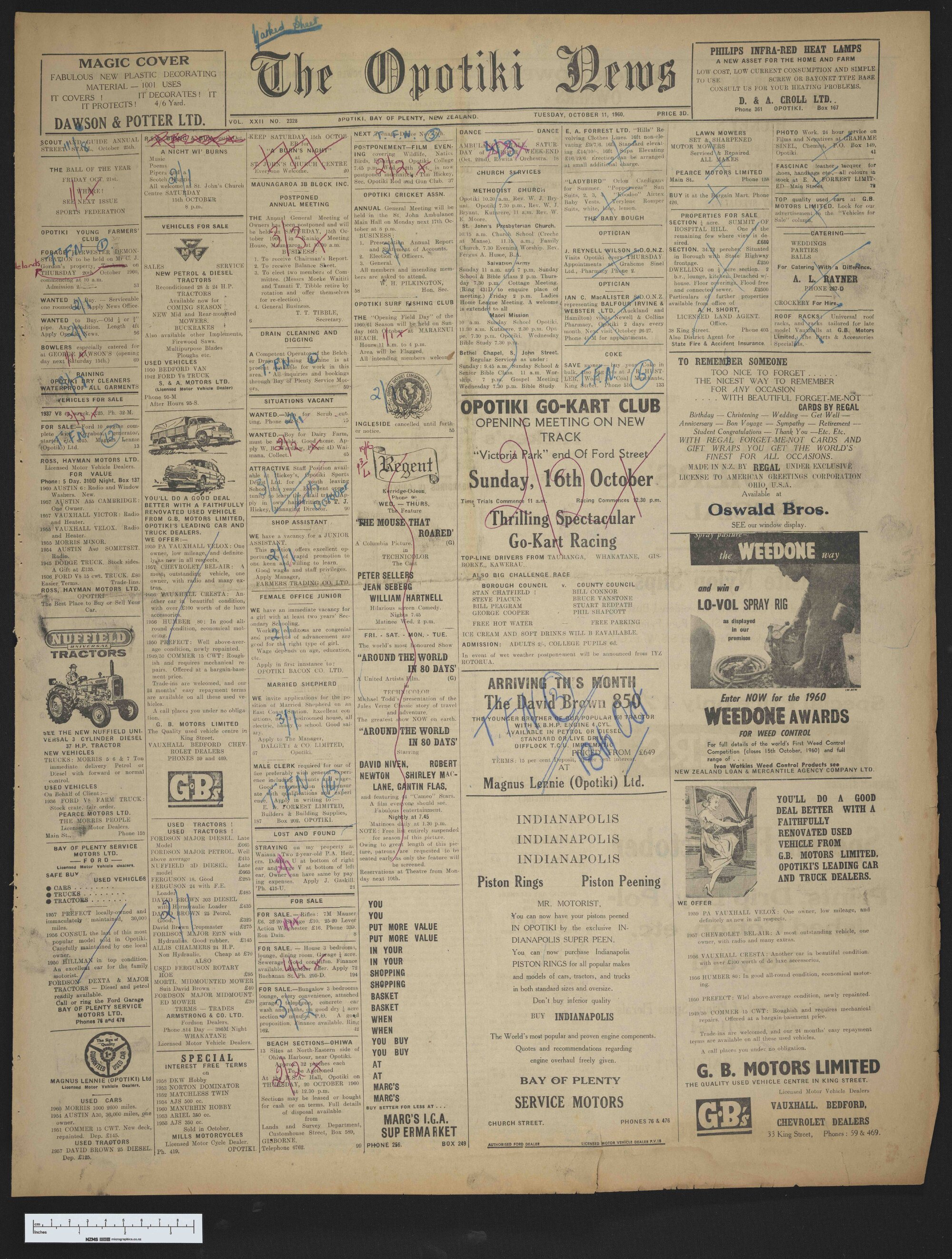 1960-10-11 Opotiki News