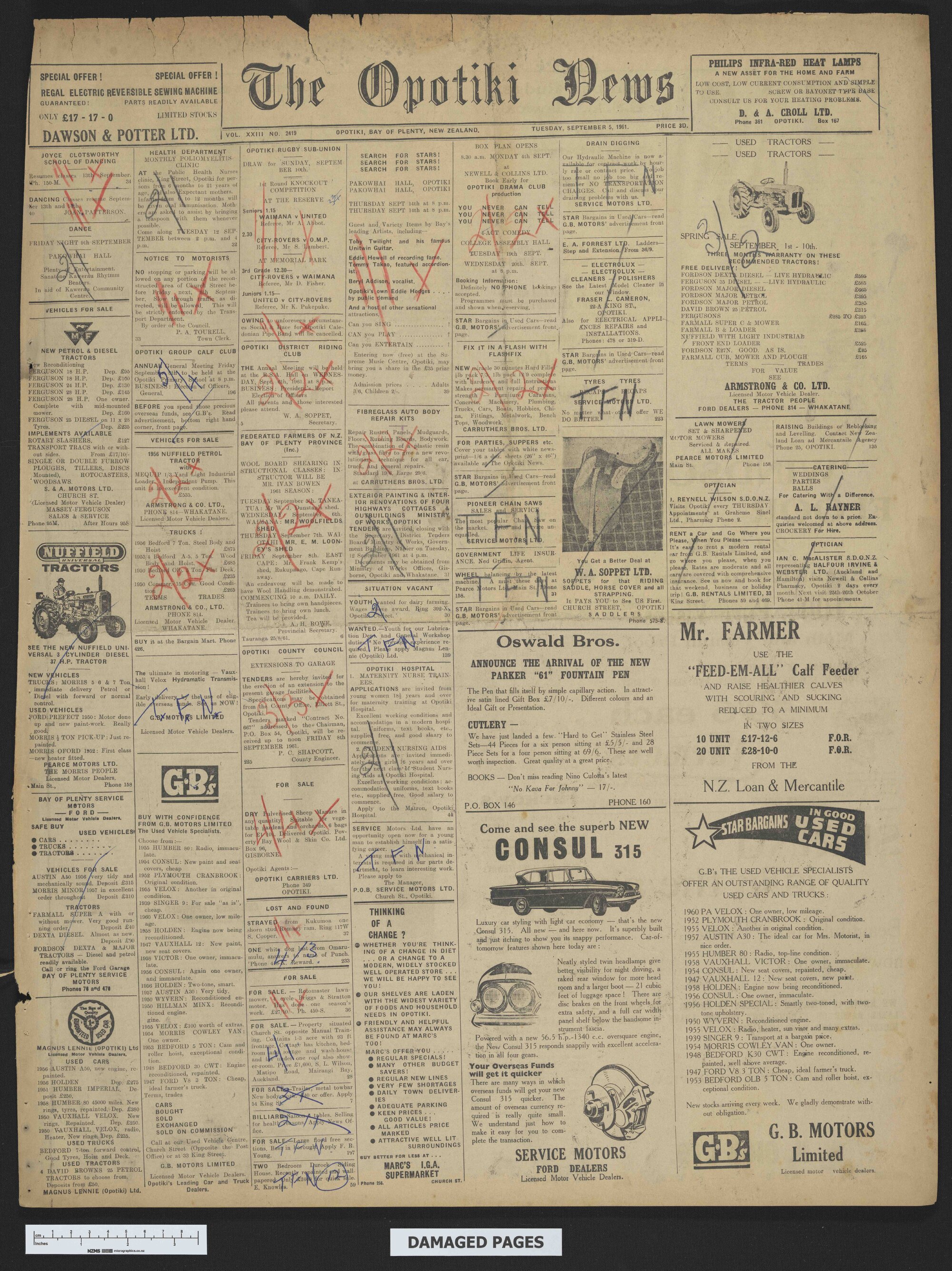 1961-09-05 Opotiki News