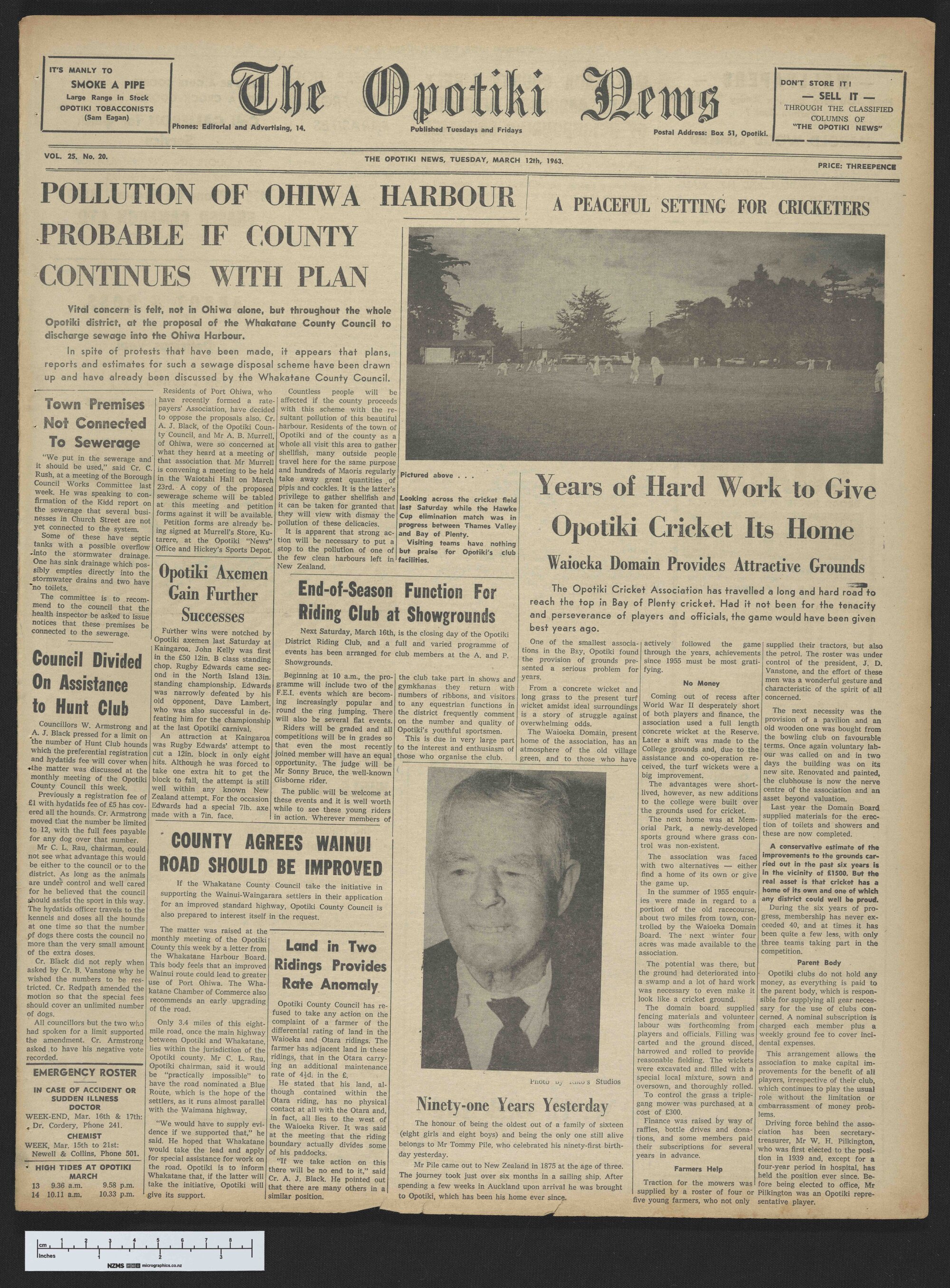 1963-03-12 Opotiki News