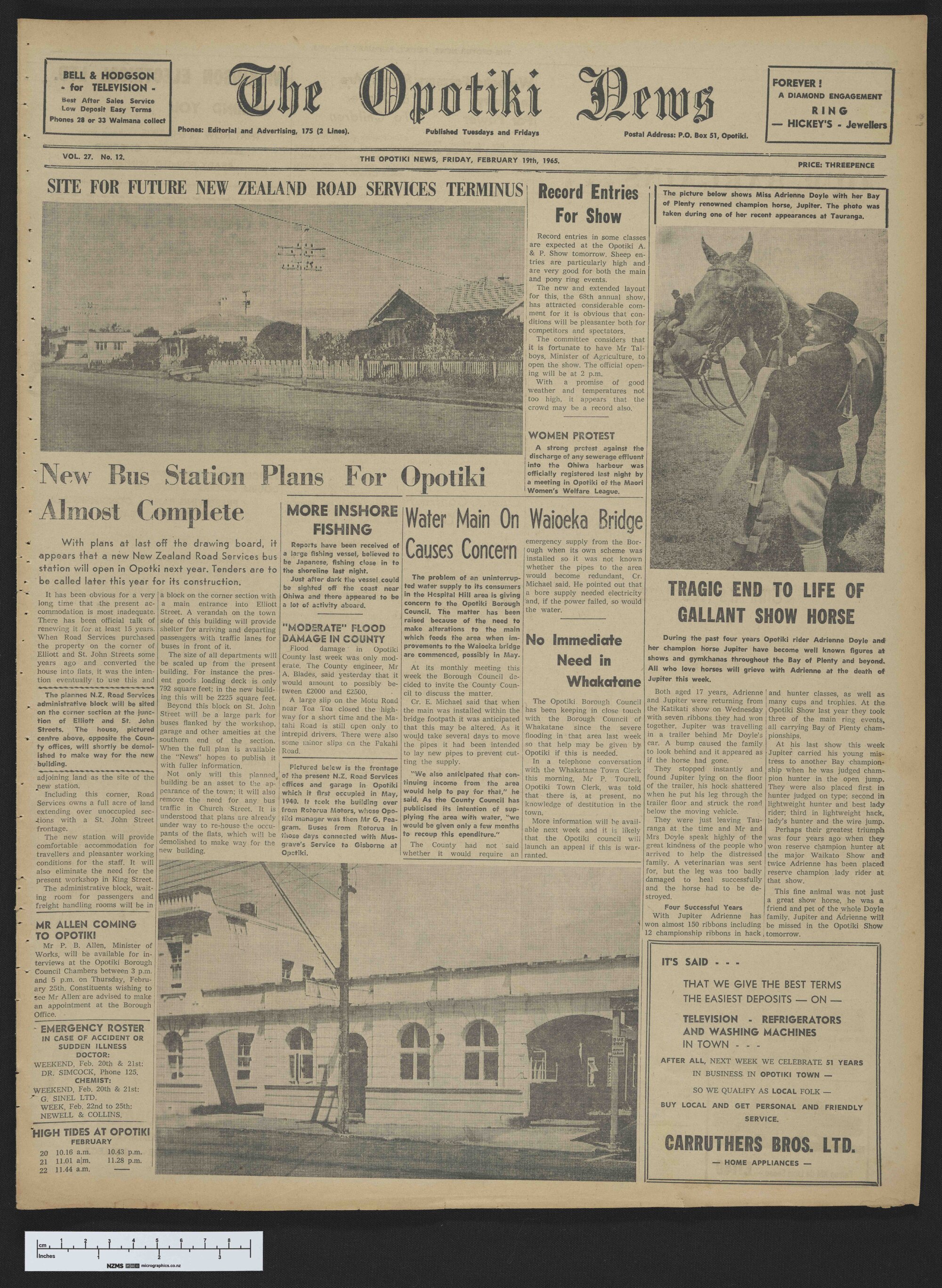 1965-02-19 Opotiki News